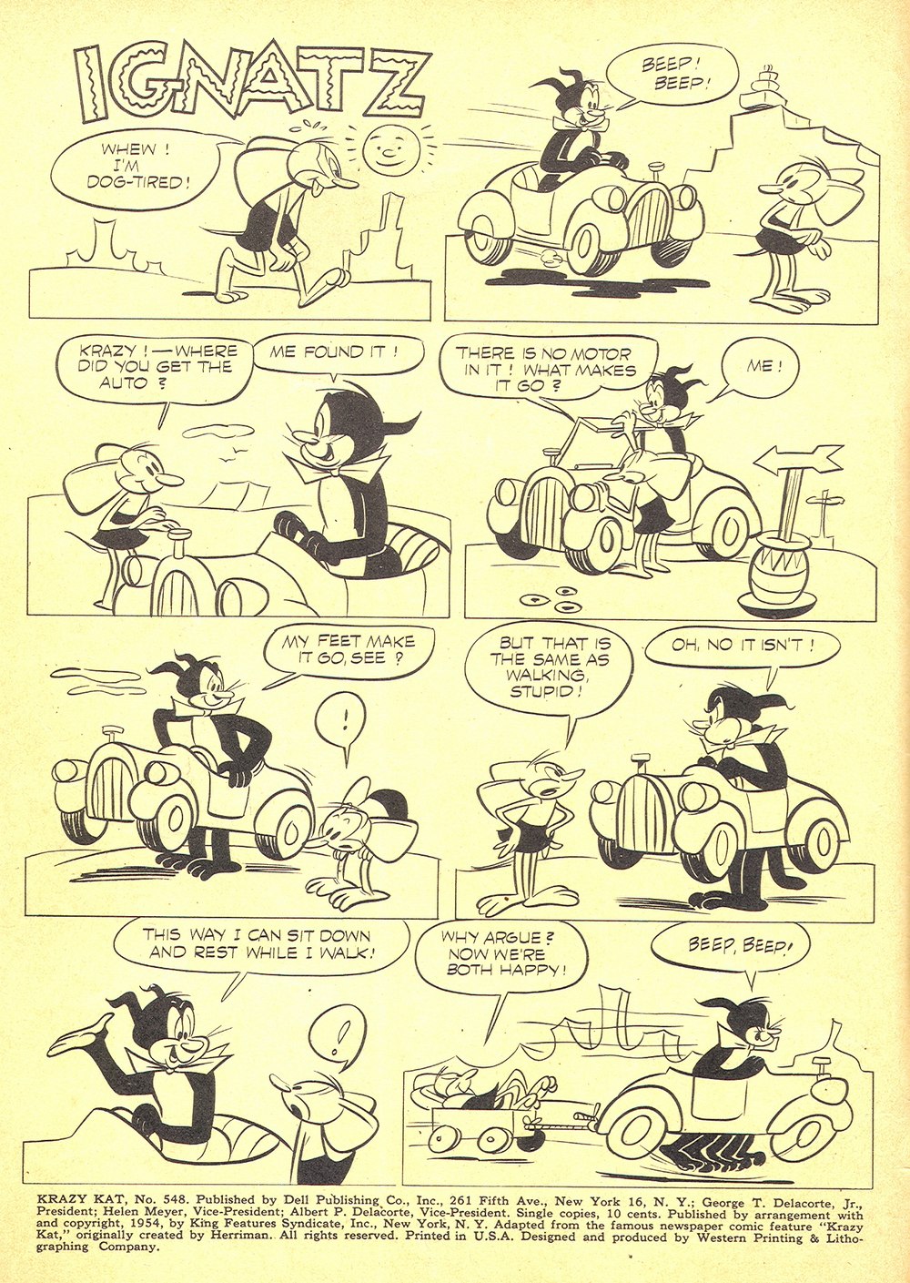 Read online Four Color Comics comic -  Issue #548 - 2