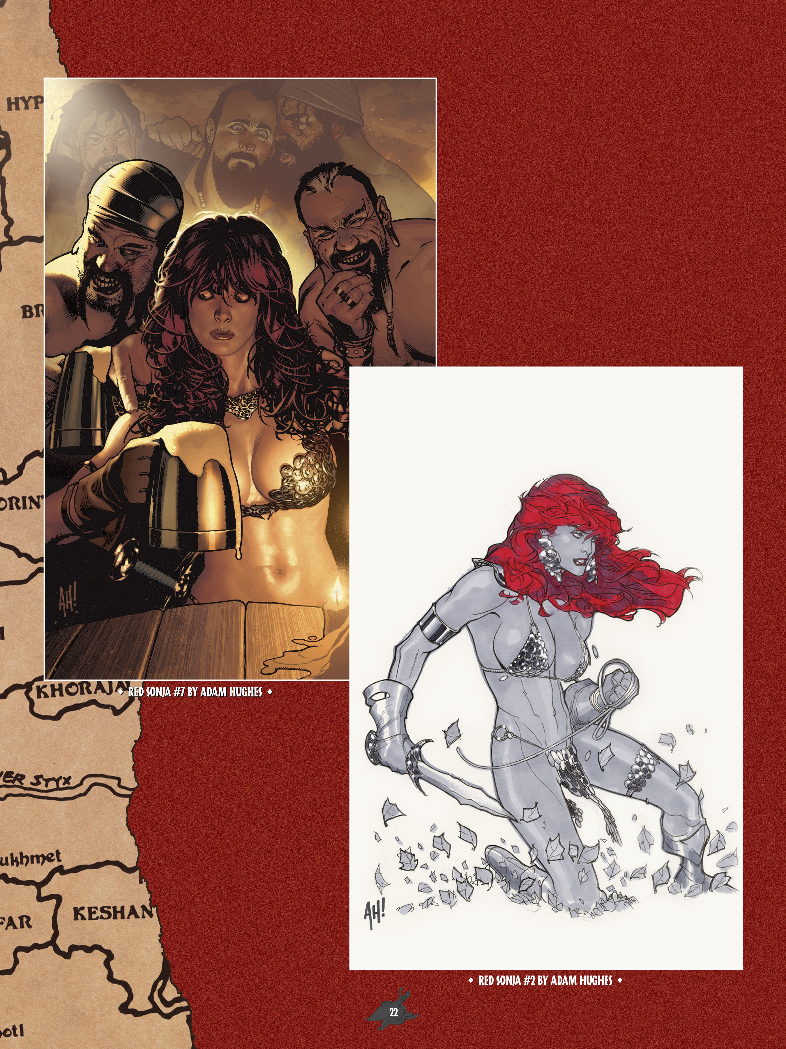 Read online The Art of Red Sonja comic -  Issue # TPB 1 (Part 1) - 23