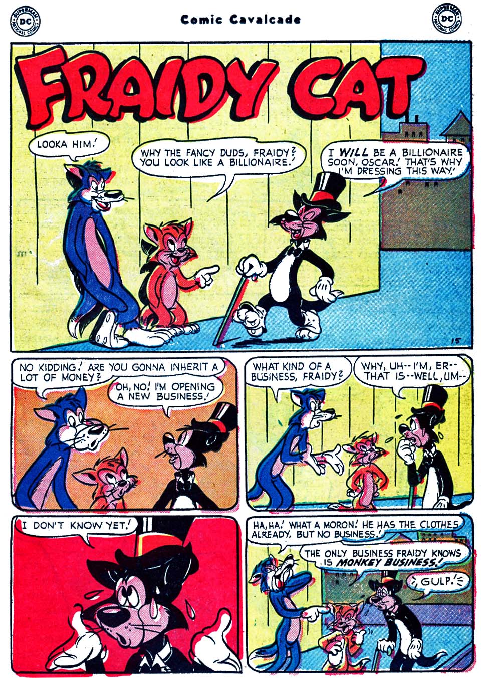 Read online Comic Cavalcade comic -  Issue #63 - 45