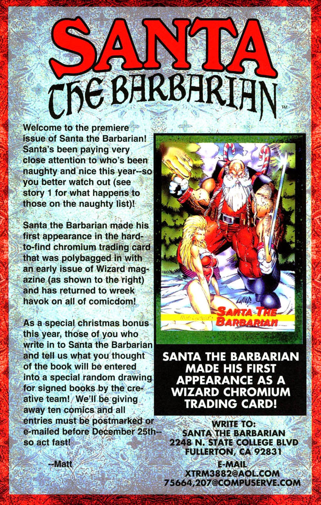 Read online Santa The Barbarian comic -  Issue # Full - 21