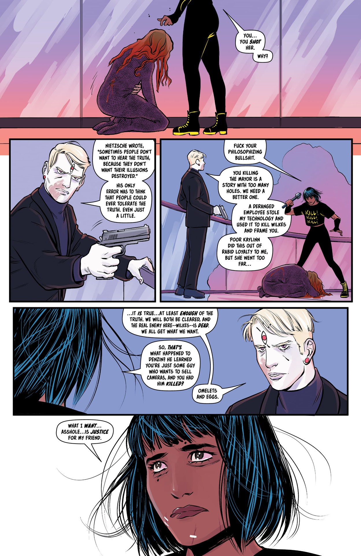 Read online Bylines in Blood comic -  Issue #4 - 22