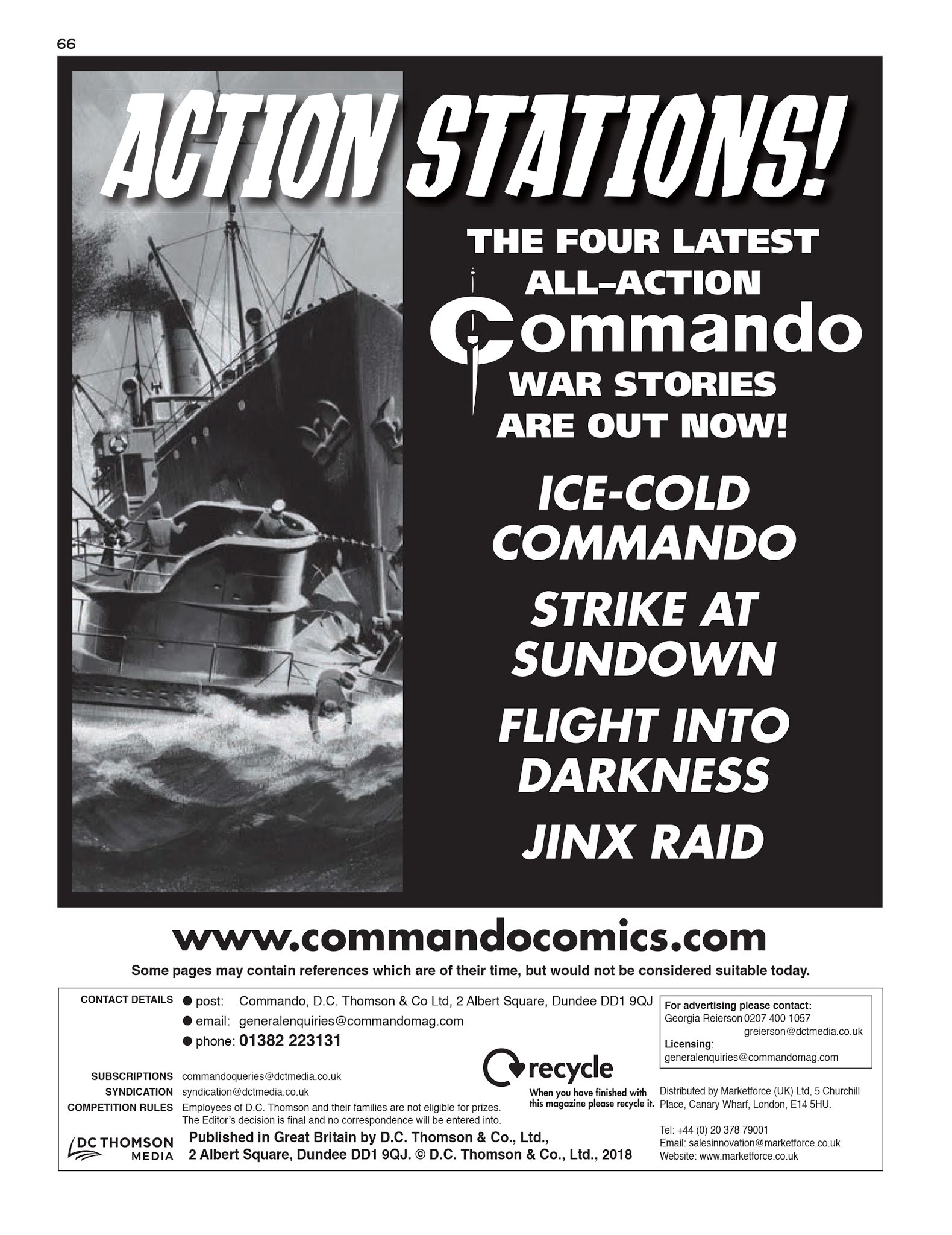 Read online Commando: For Action and Adventure comic -  Issue #5187 - 65