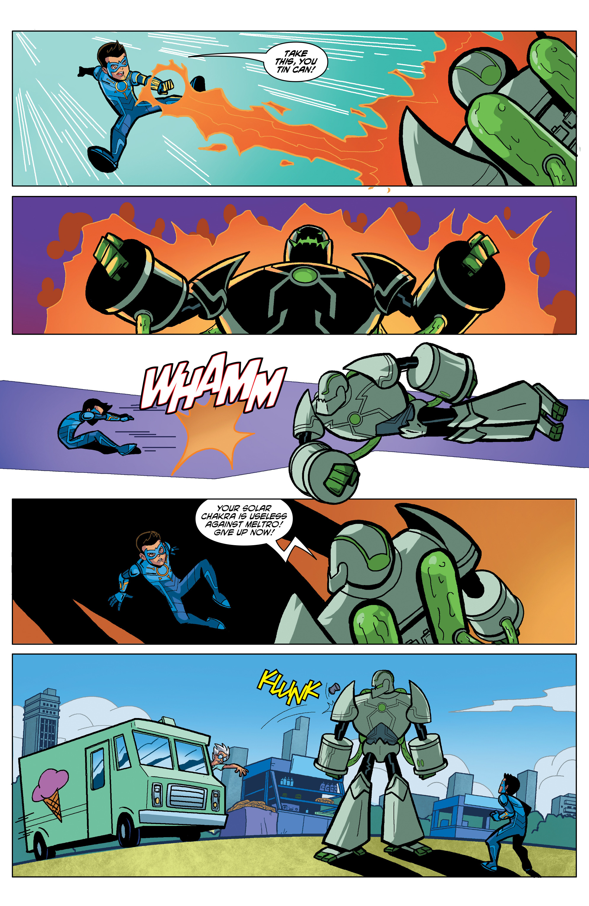 Read online Chakra the Invincible comic -  Issue #10 - 12