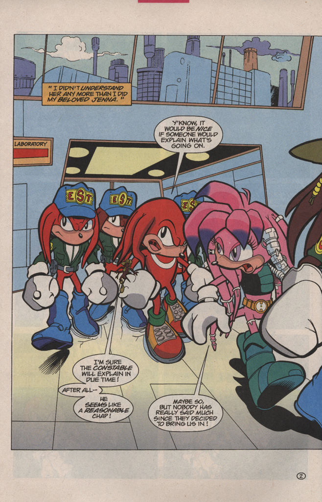 Read online Knuckles the Echidna comic -  Issue #5 - 6