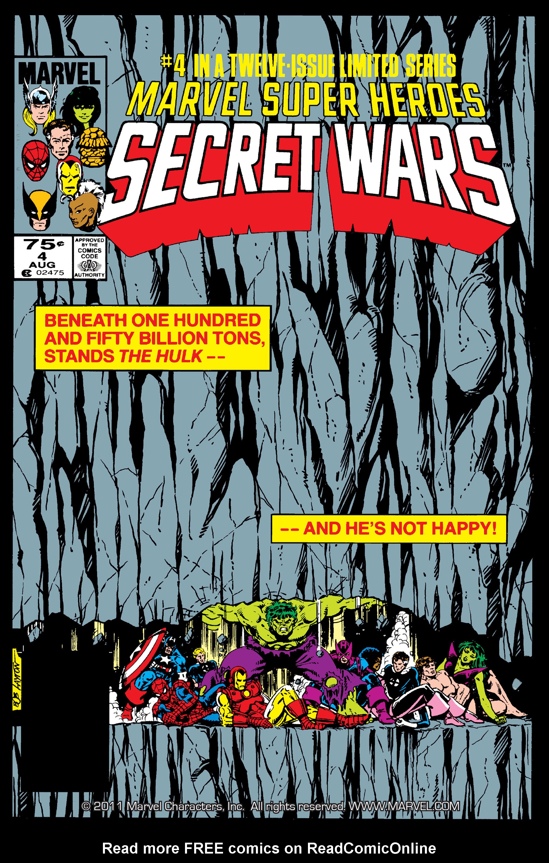 Read online Marvel Super Heroes Secret Wars (1984) comic -  Issue #4 - 1