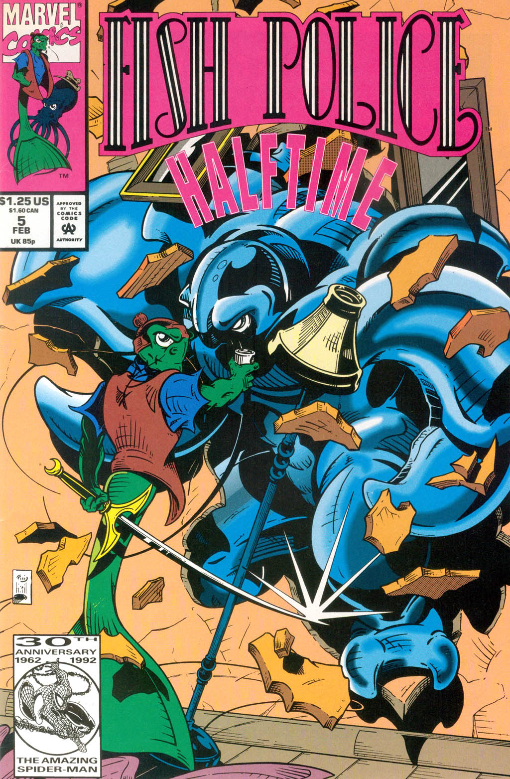 Read online Fish Police comic -  Issue #5 - 1