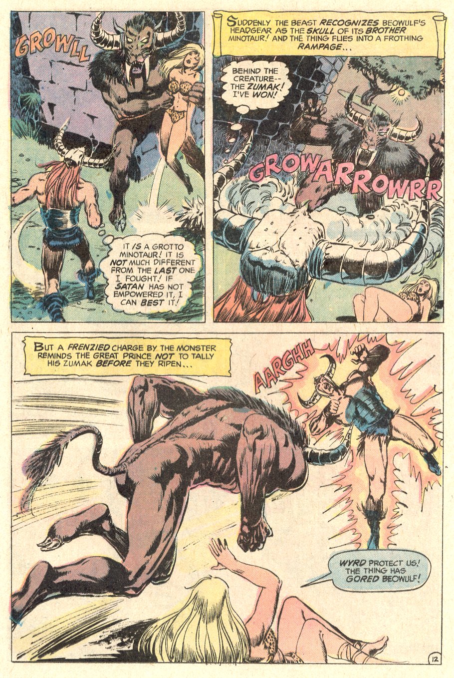 Read online Beowulf (1975) comic -  Issue #6 - 17