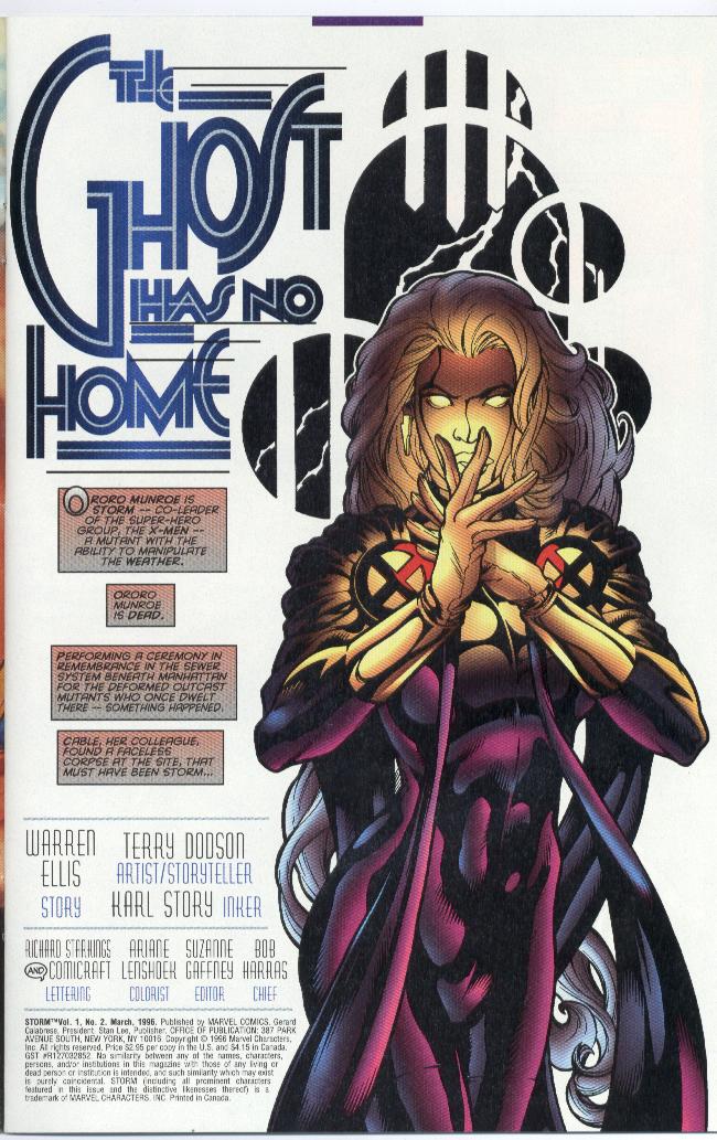 Read online Storm (1996) comic -  Issue #2 - 2