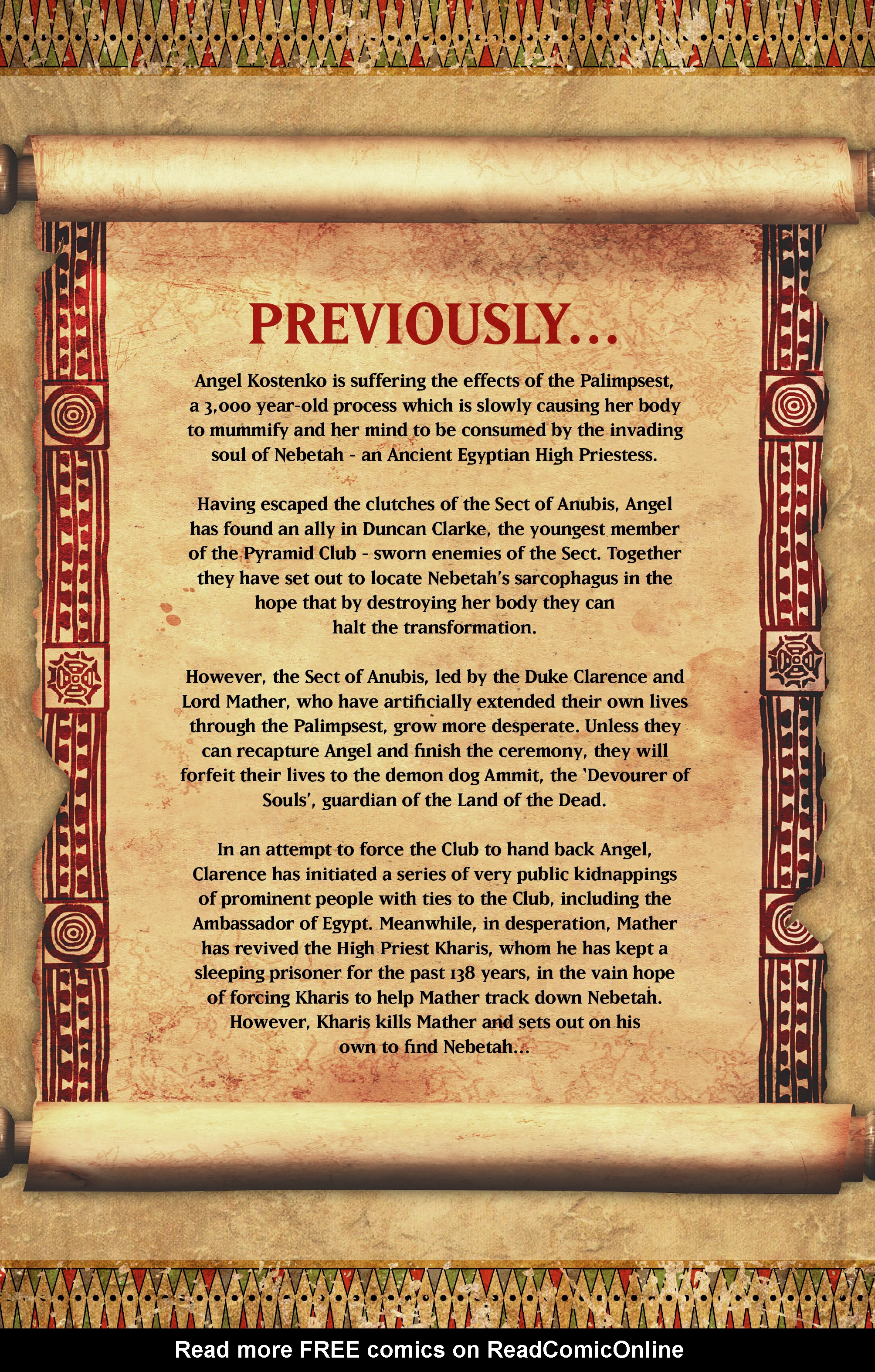 Read online The Mummy comic -  Issue #4 - 5