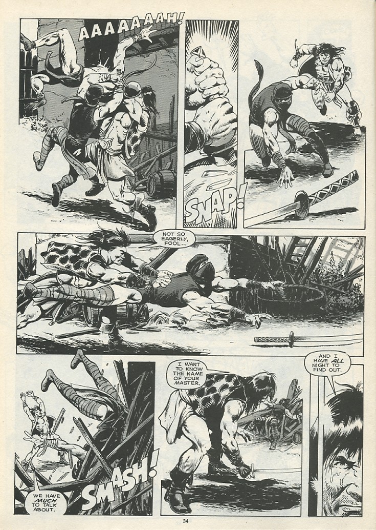 Read online The Savage Sword Of Conan comic -  Issue #165 - 36