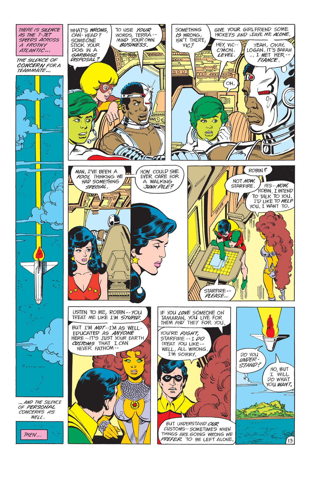 Read online The New Teen Titans (1980) comic -  Issue #31 - 14