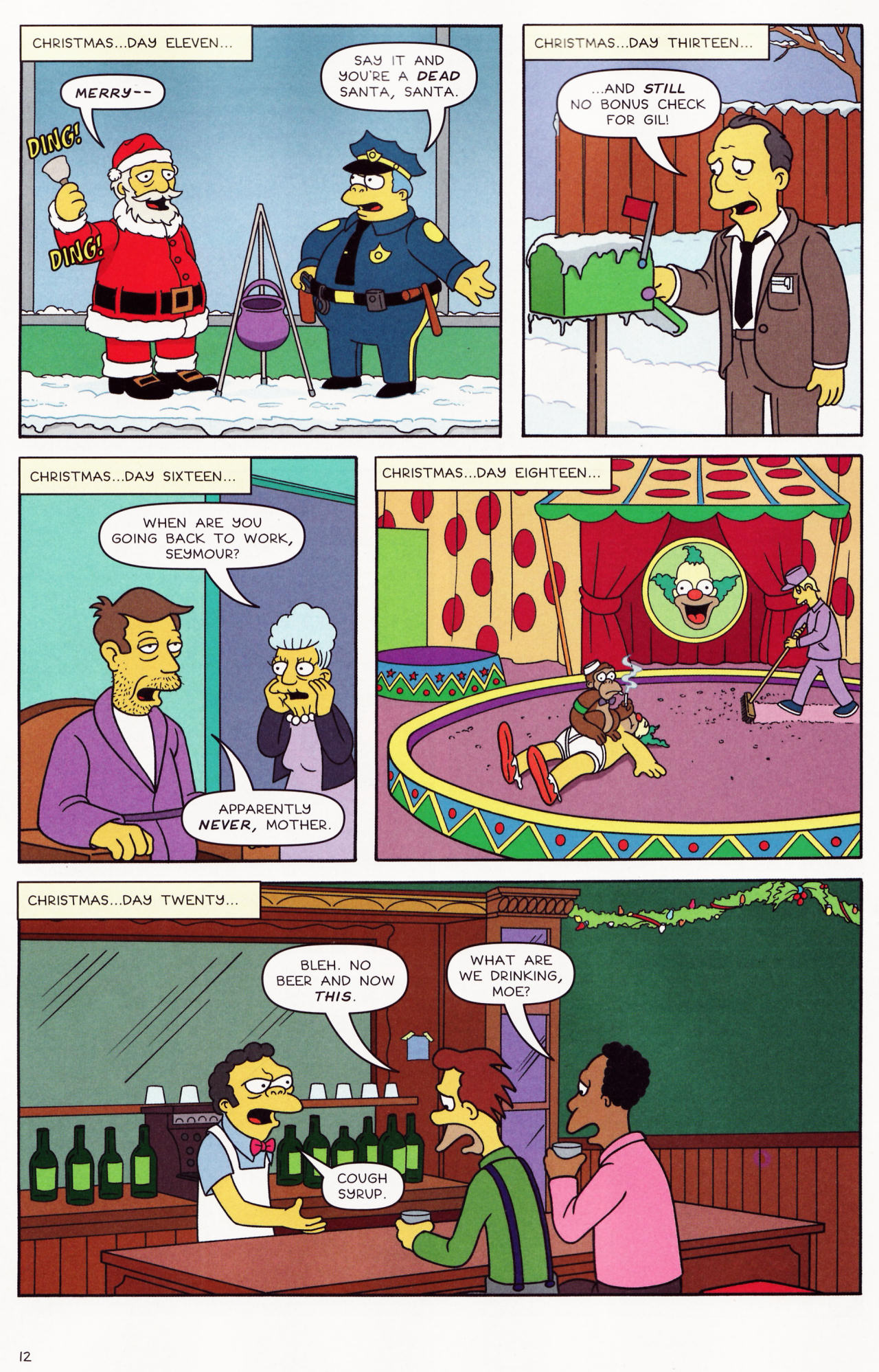 Read online The Simpsons Winter Wingding comic -  Issue #2 - 14