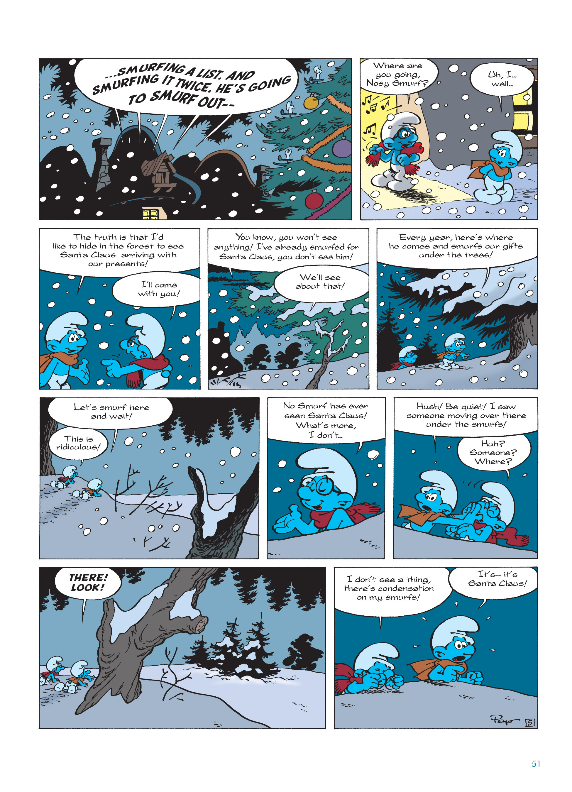 Read online The Smurfs Christmas comic -  Issue # Full - 51