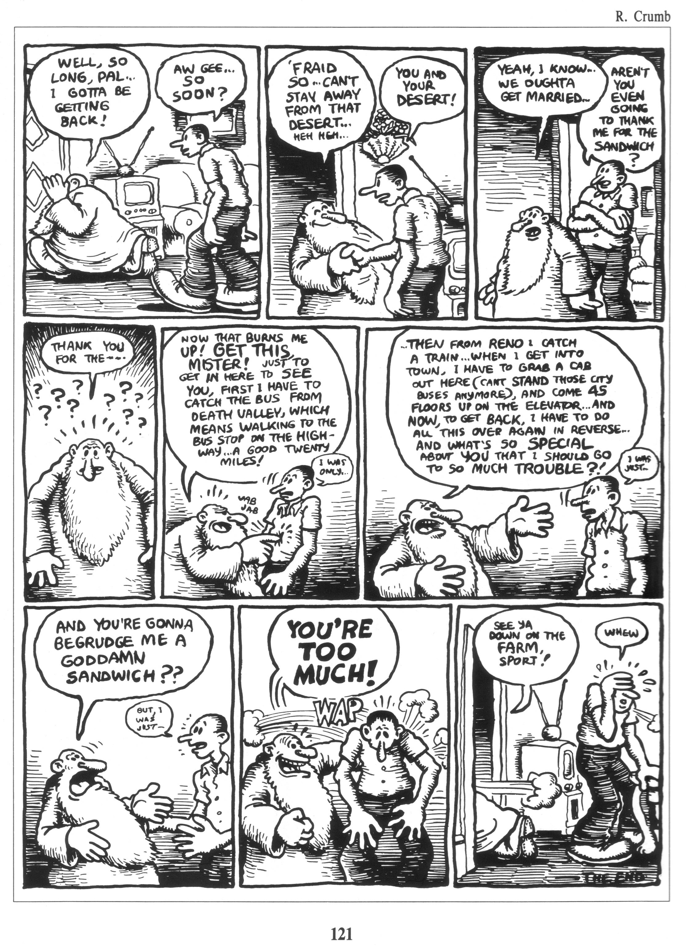 Read online The Complete Crumb Comics comic -  Issue # TPB 4 - 135