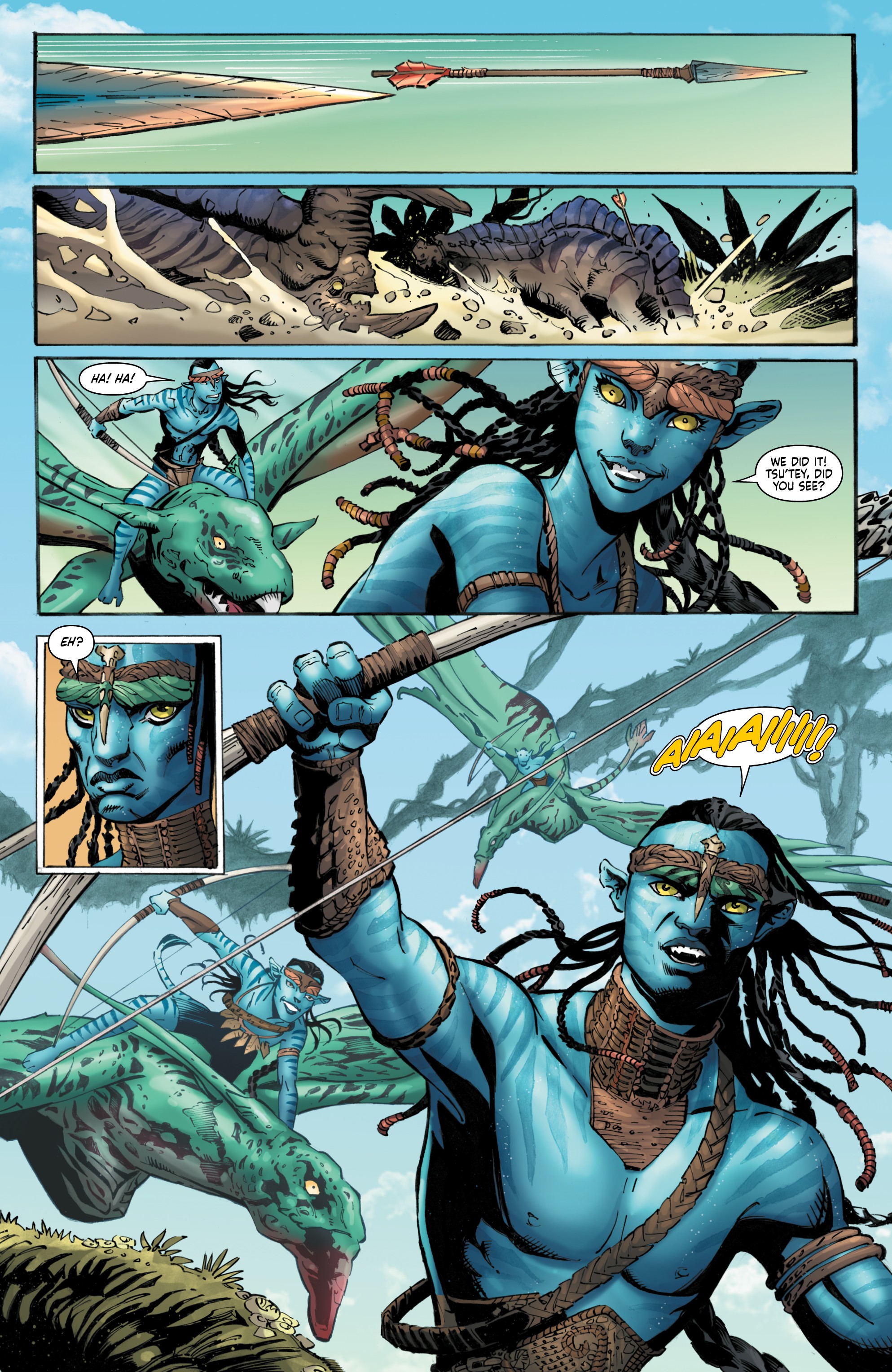Read online Avatar: Tsu'tey's Path comic -  Issue #3 - 12