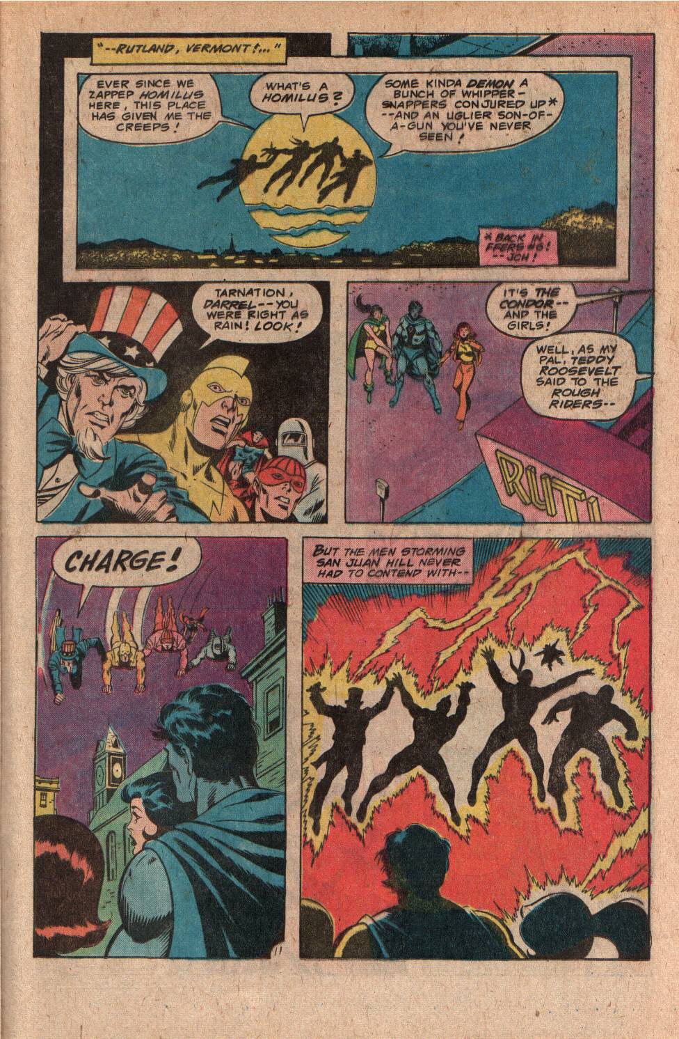 Read online Freedom Fighters (1976) comic -  Issue #13 - 21