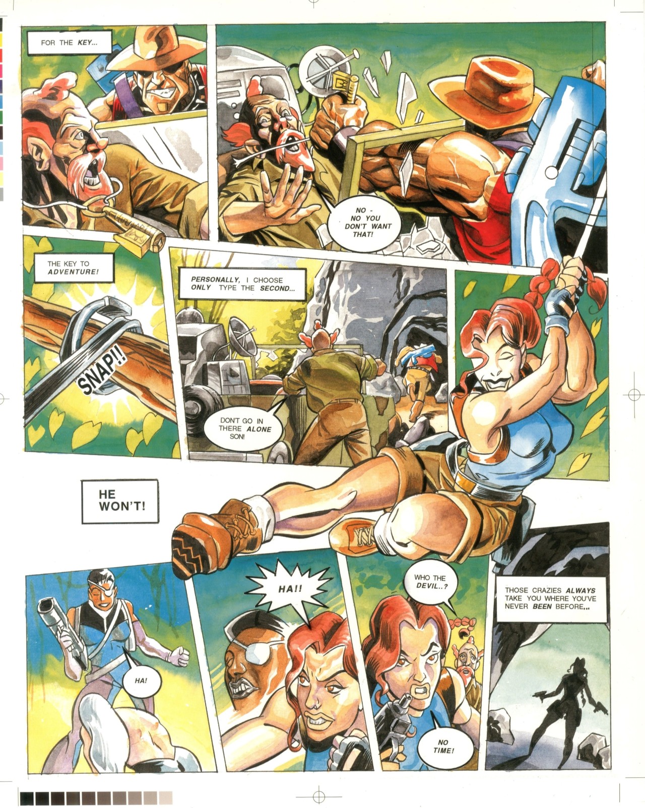 Read online Tomb Raider Comic Debuts in Mean Machines SEGA comic -  Issue # Full - 3