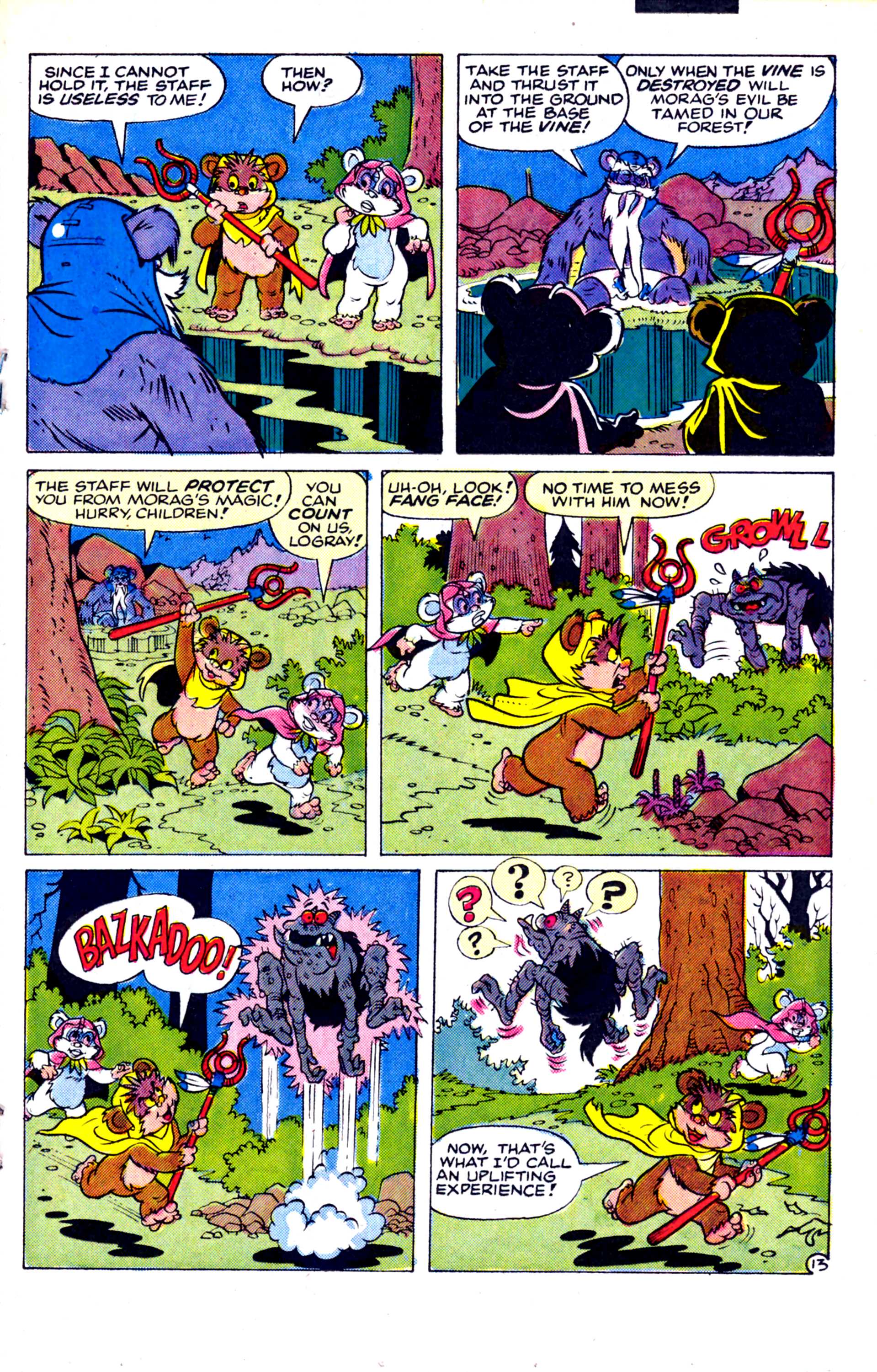 Read online Ewoks (1987) comic -  Issue #12 - 14