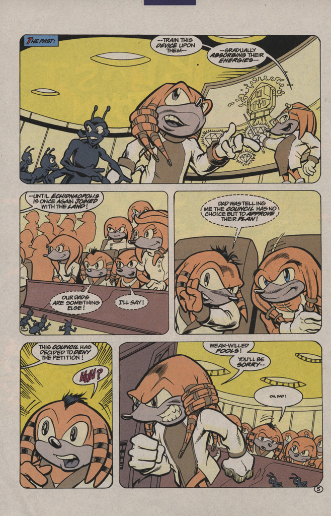 Read online Knuckles the Echidna comic -  Issue #1 - 10