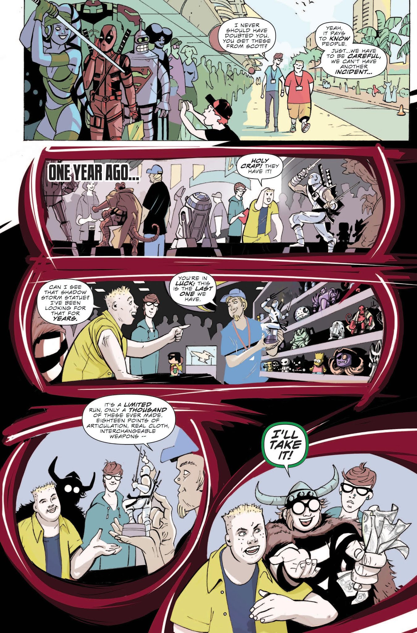 Read online Revenge of the Fanboys! comic -  Issue #1 - 5
