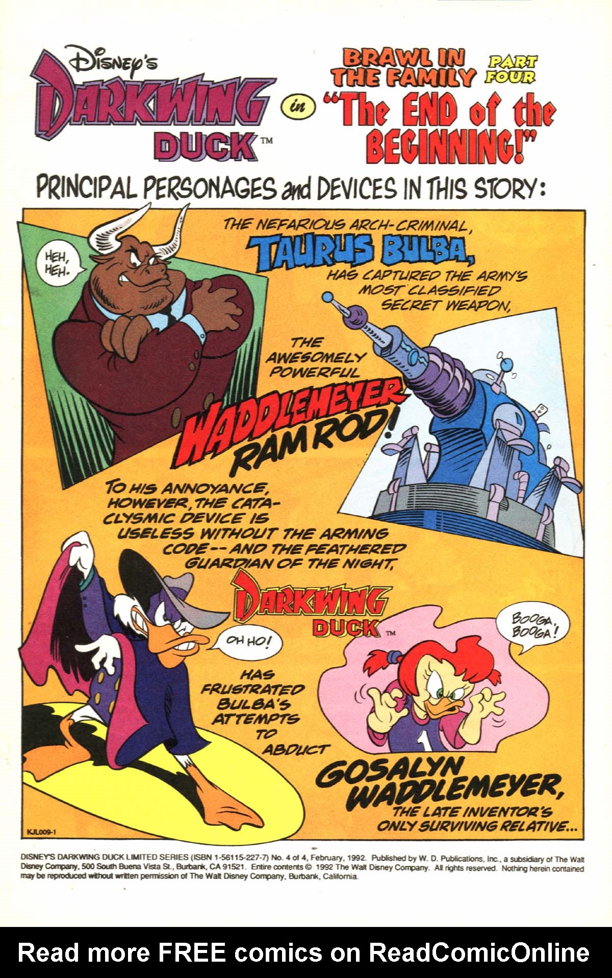 Read online Disney's Darkwing Duck Limited Series comic -  Issue #4 - 2