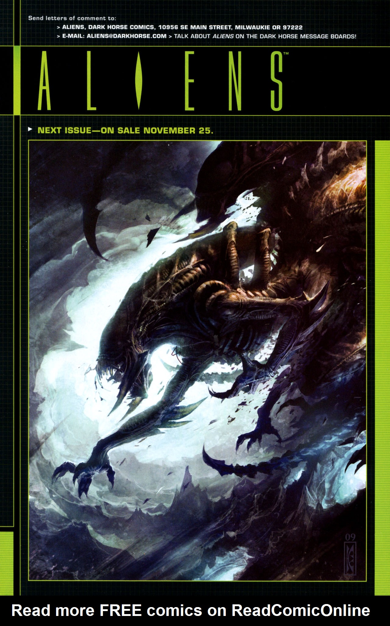 Read online Aliens (2009) comic -  Issue #3 - 24