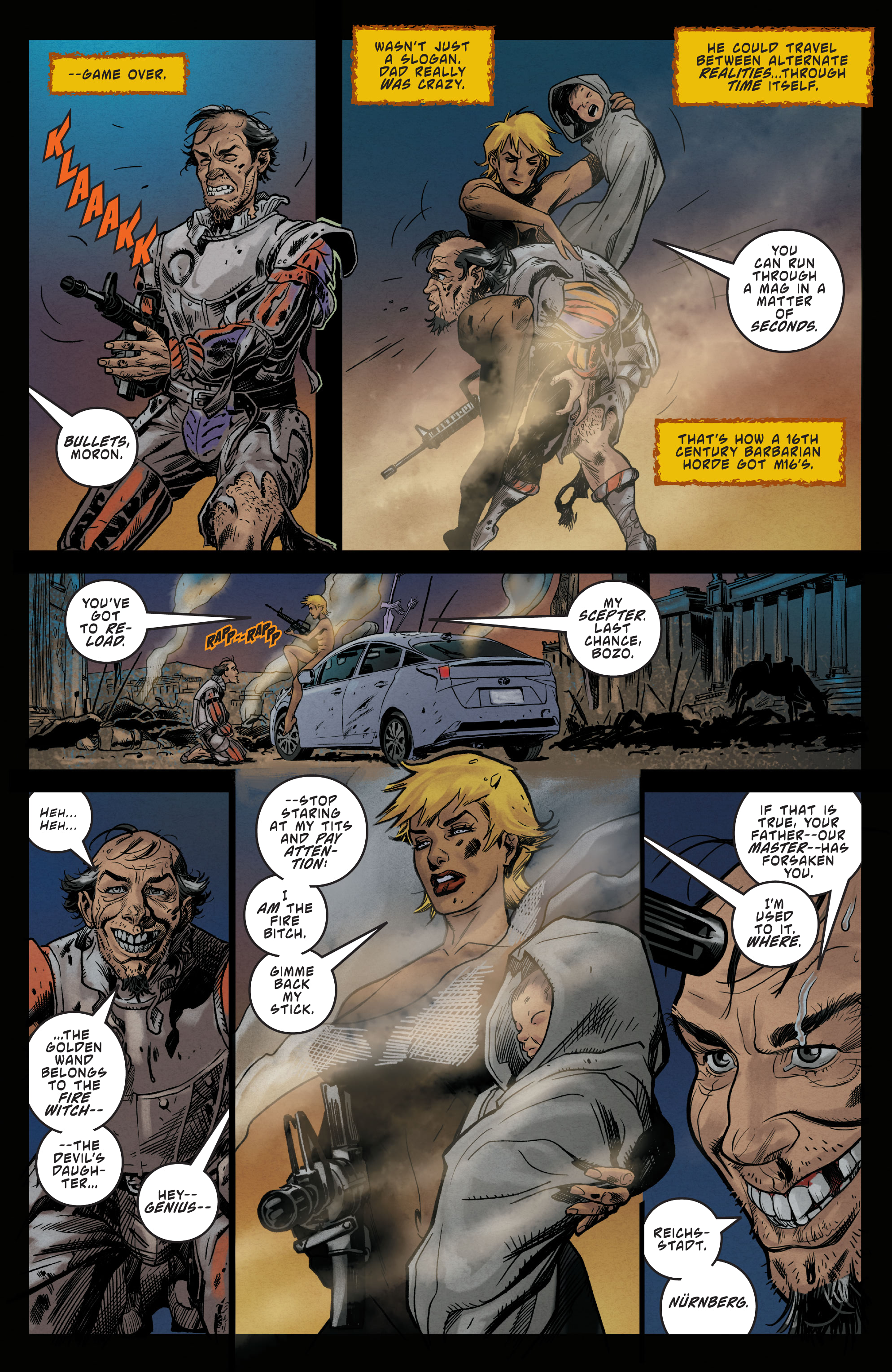 Read online Sacred Six comic -  Issue #8 - 10