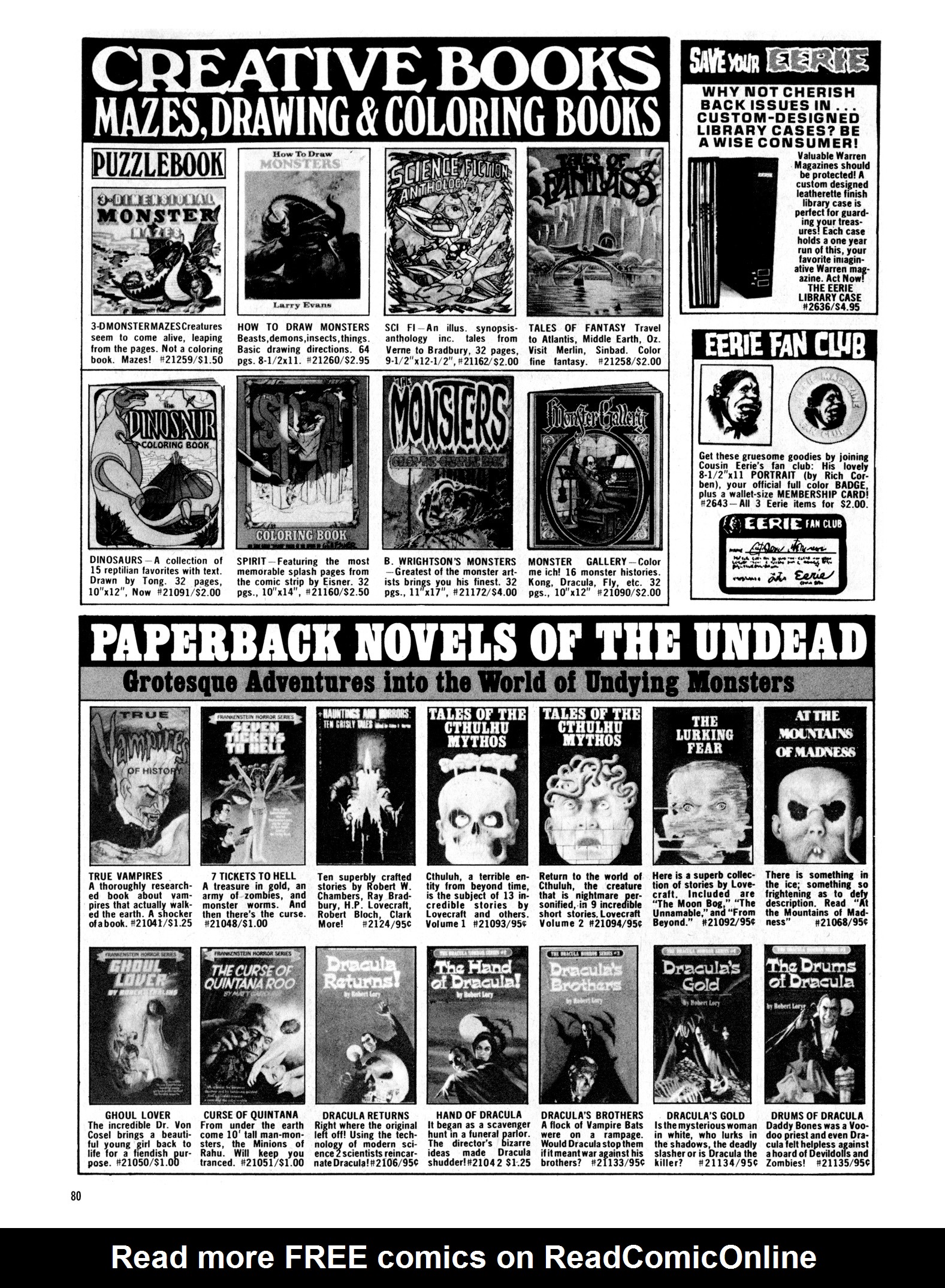 Read online Eerie Archives comic -  Issue # TPB 18 - 81