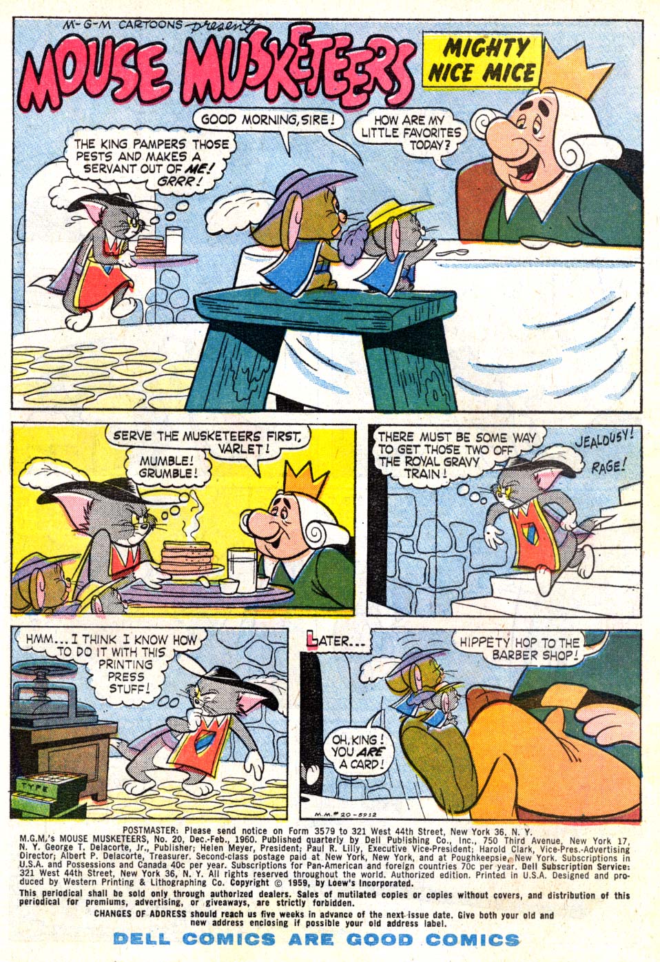 Read online M.G.M's The Mouse Musketeers comic -  Issue #20 - 3