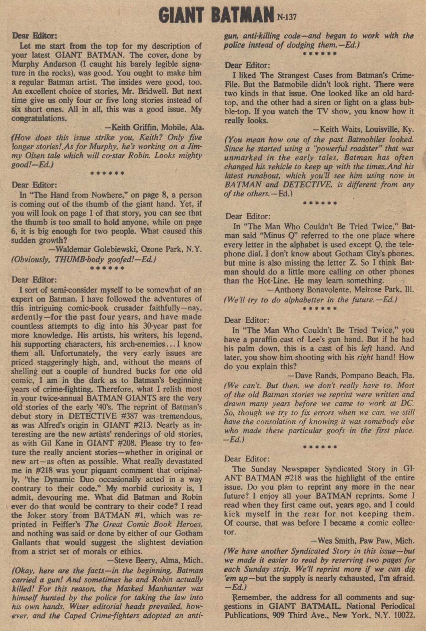 Read online Batman (1940) comic -  Issue #223 - 28