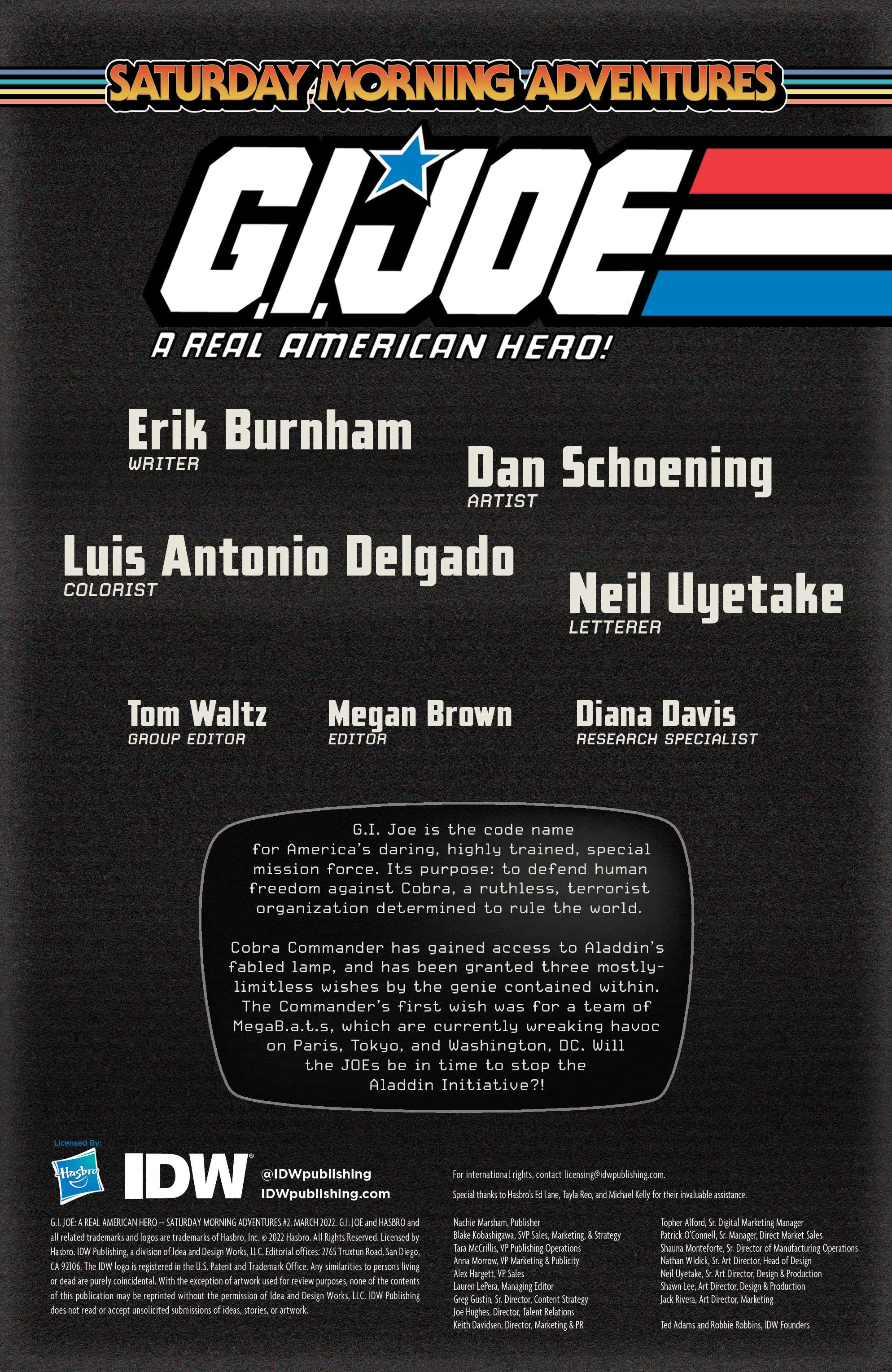 Read online G.I. Joe: Saturday Morning Adventures comic -  Issue #2 - 2