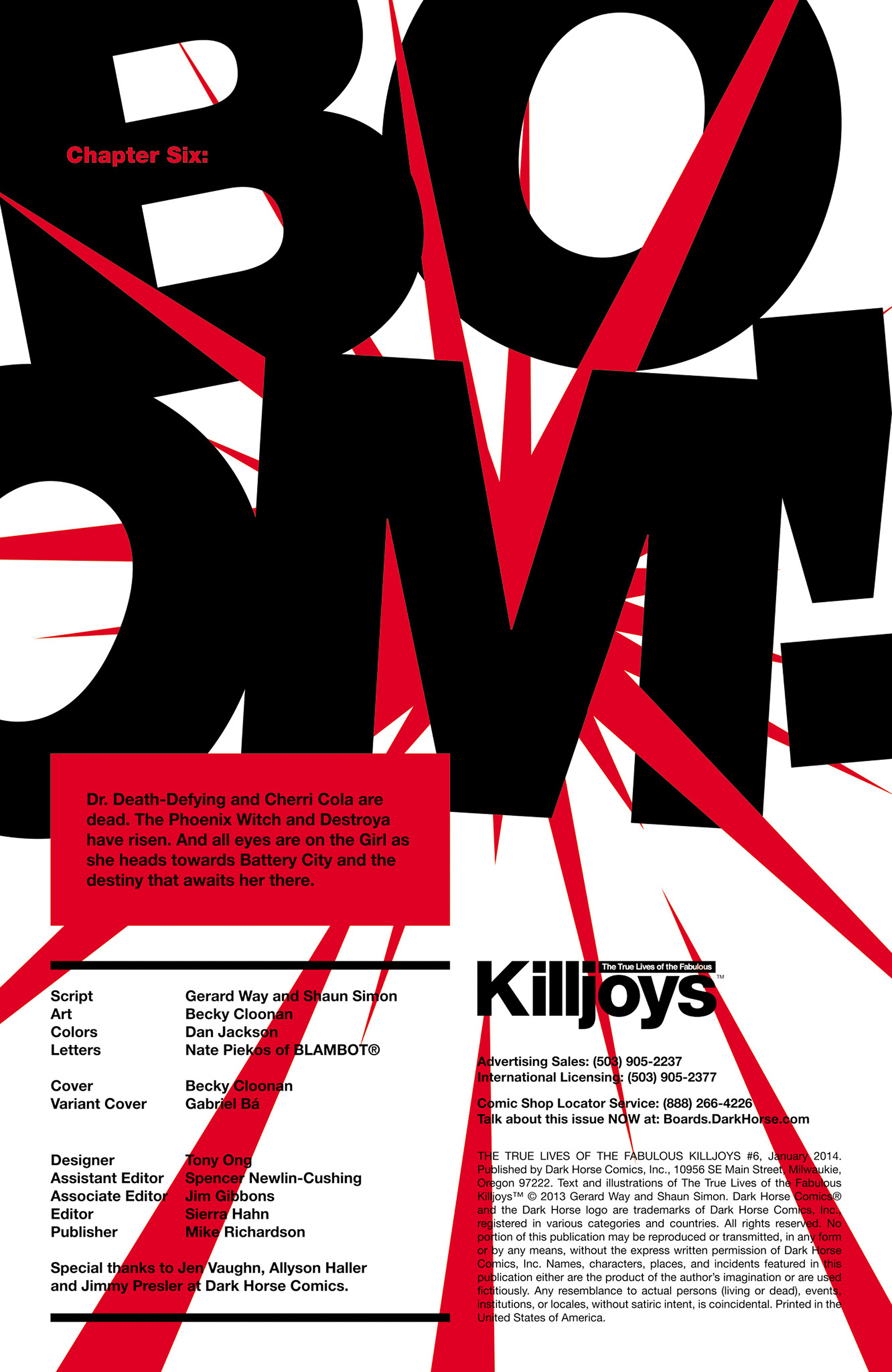 Read online The True Lives Of The Fabulous Killjoys comic -  Issue #6 - 2