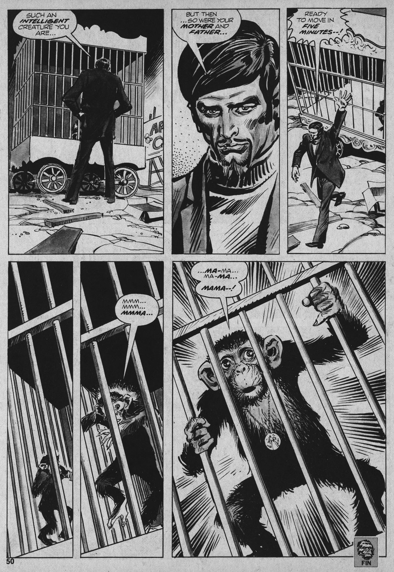 Read online Planet of the Apes comic -  Issue #16 - 50