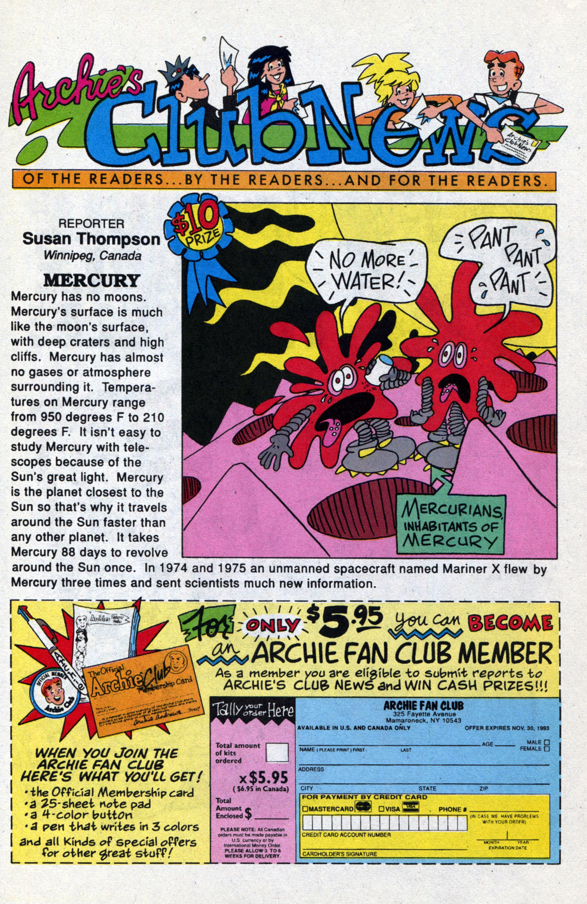 Read online Archie (1960) comic -  Issue #416 - 10