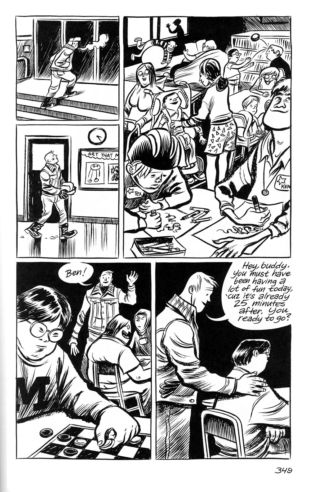 Read online Blankets comic -  Issue #2 - 126