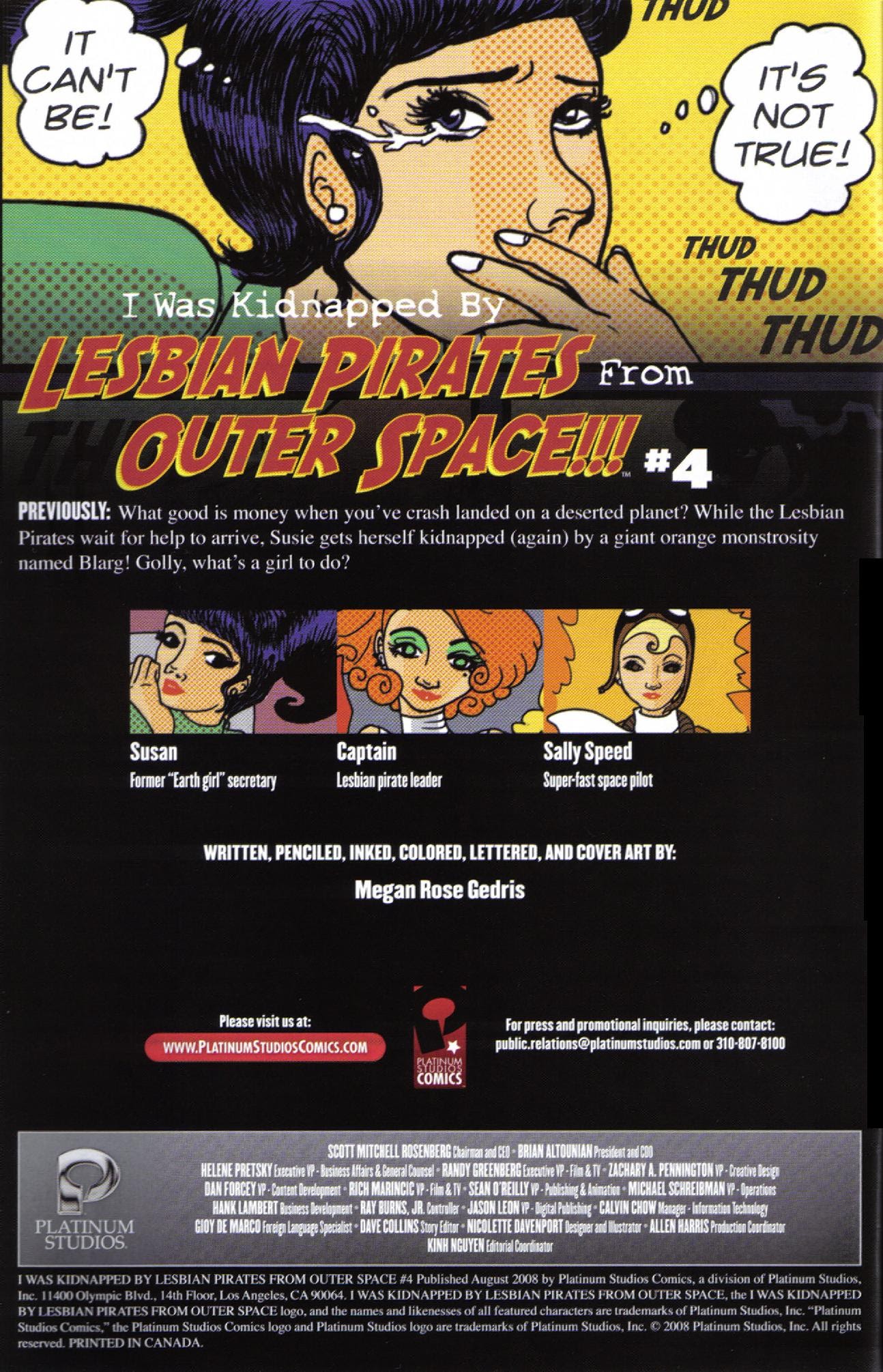 Read online I Was Kidnapped By Lesbian Pirates From Outer Space comic -  Issue #4 - 2
