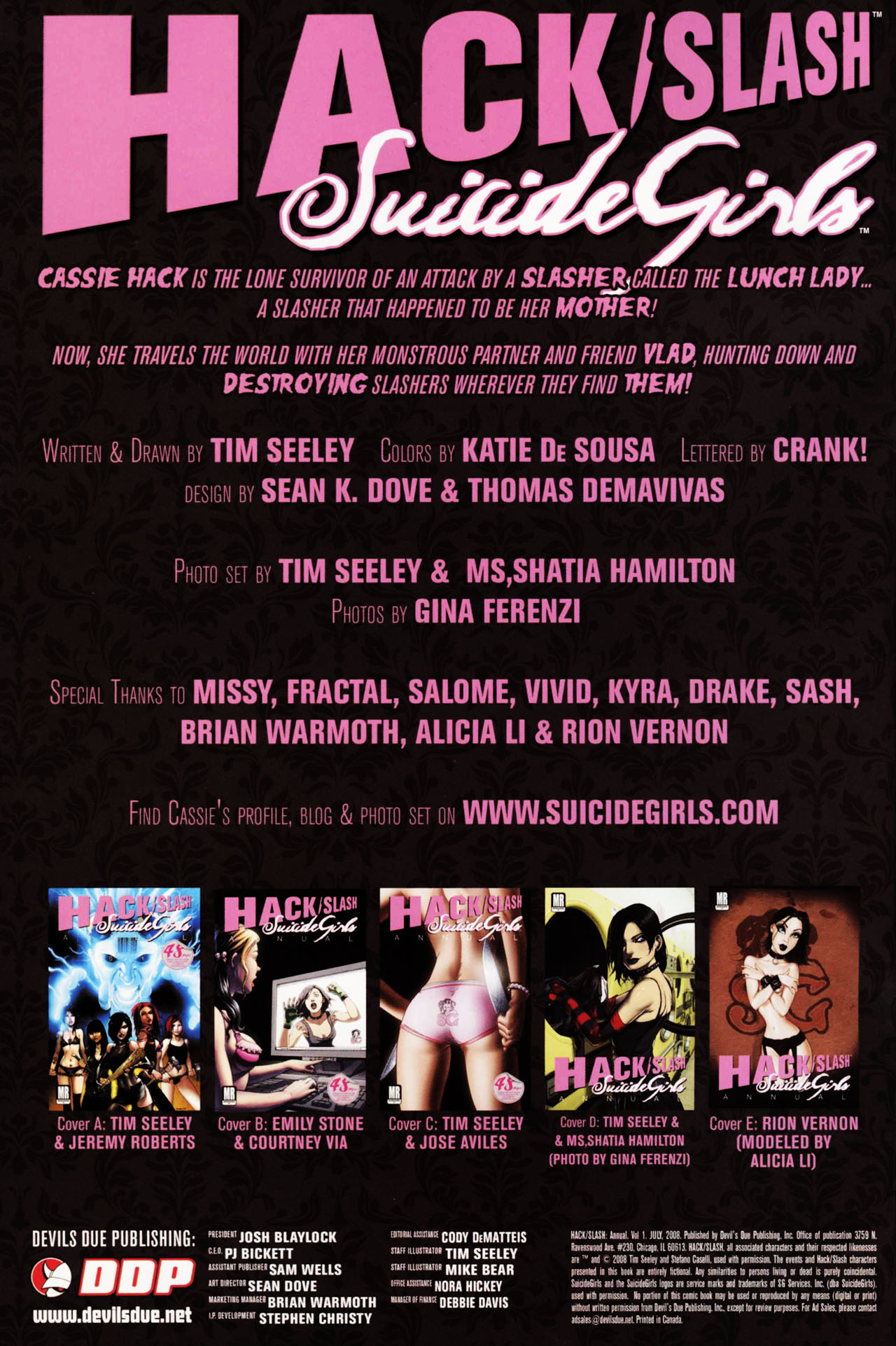 Read online Hack/Slash: The Series comic -  Issue # _Annual 1 - 3