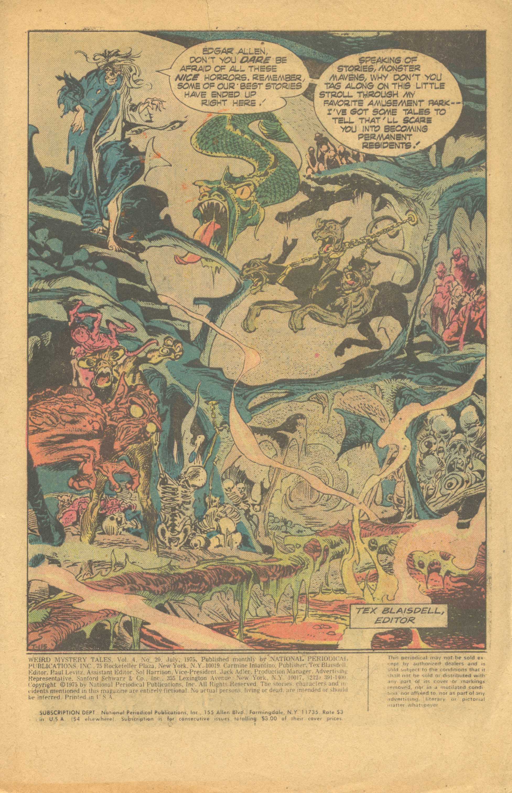 Read online Weird Mystery Tales comic -  Issue #20 - 2