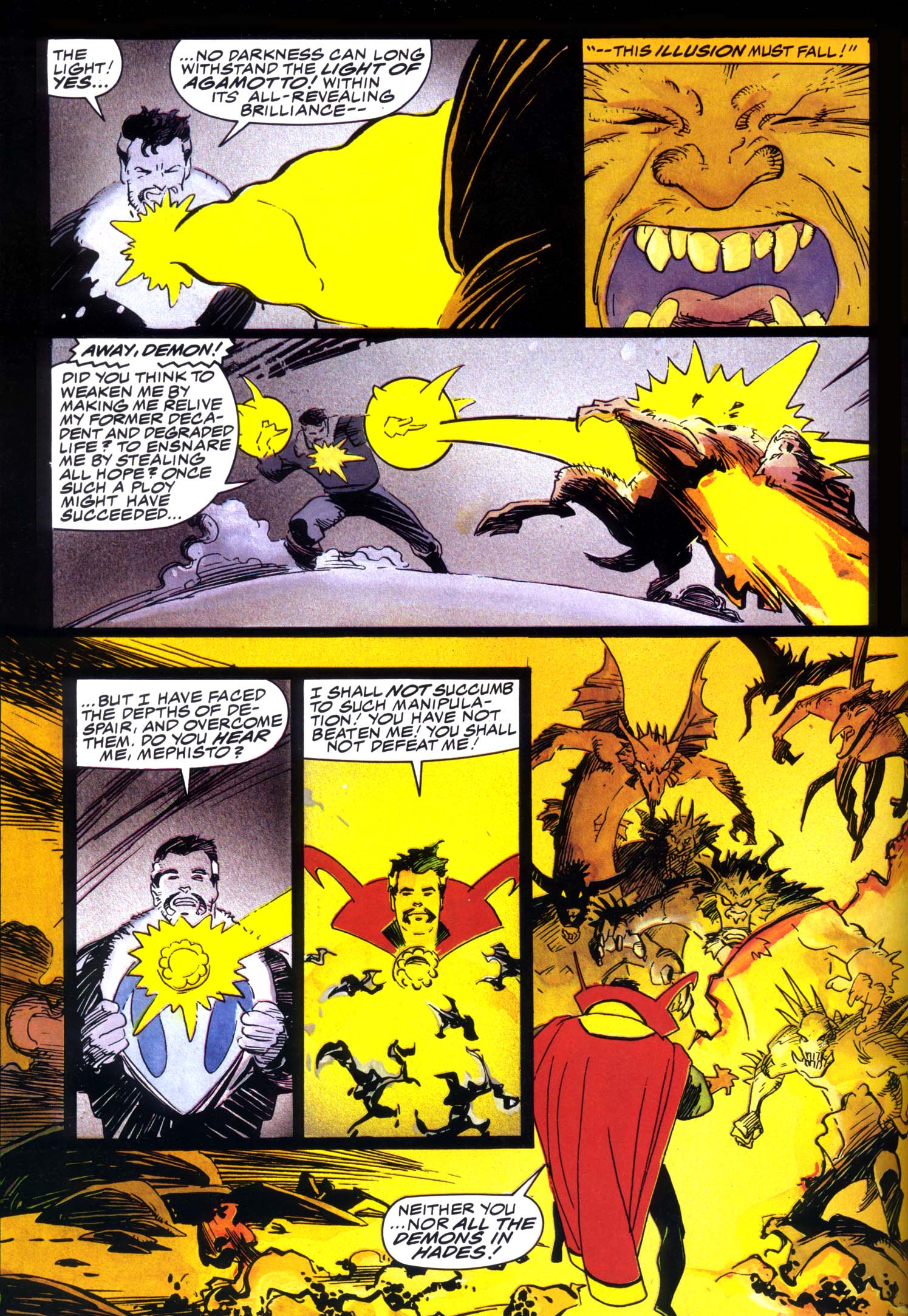 Read online Marvel Graphic Novel comic -  Issue #49 - Doctor Strange & Doctor Doom - Triumph & Torment - 59