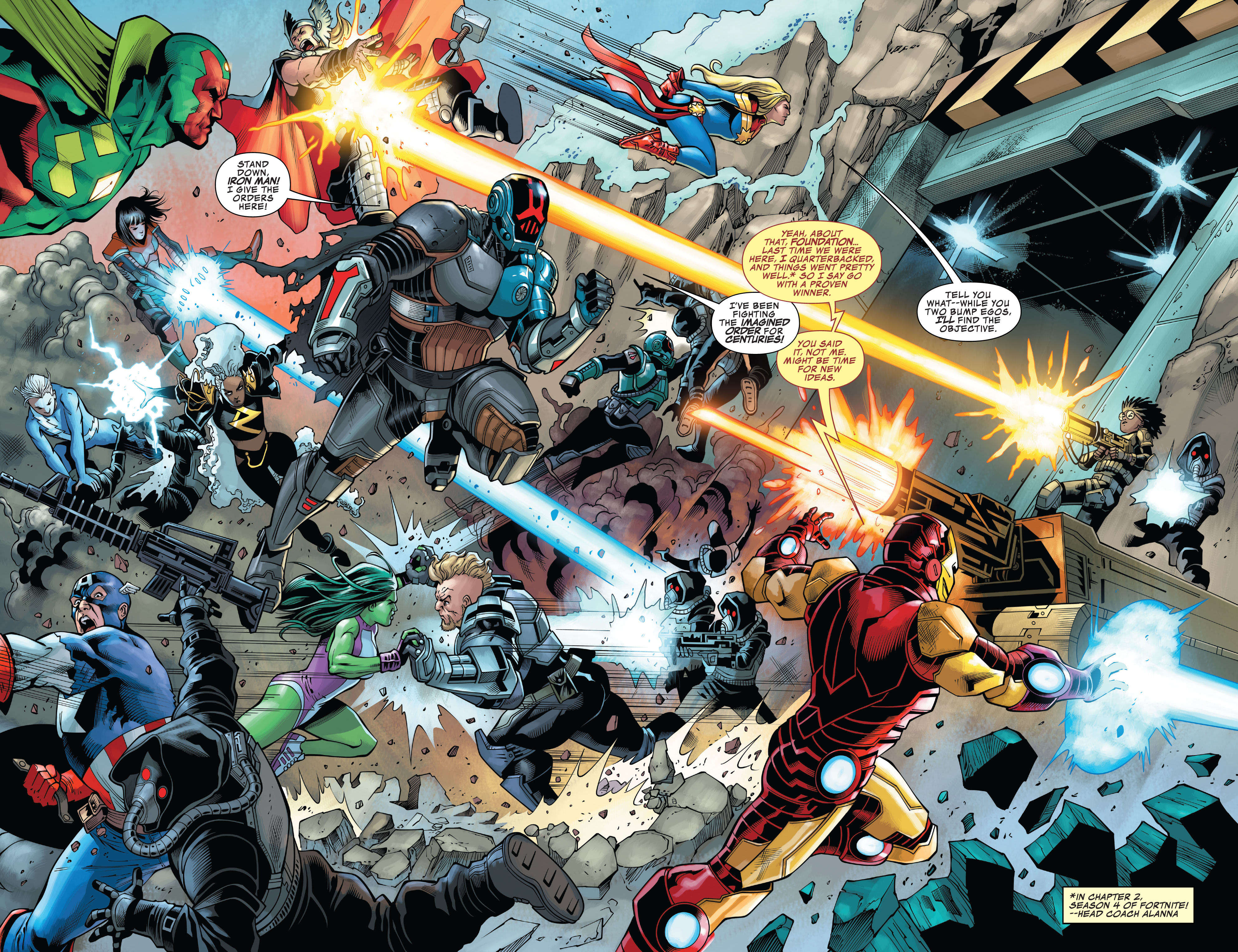 Read online Fortnite X Marvel: Zero War comic -  Issue #2 - 6