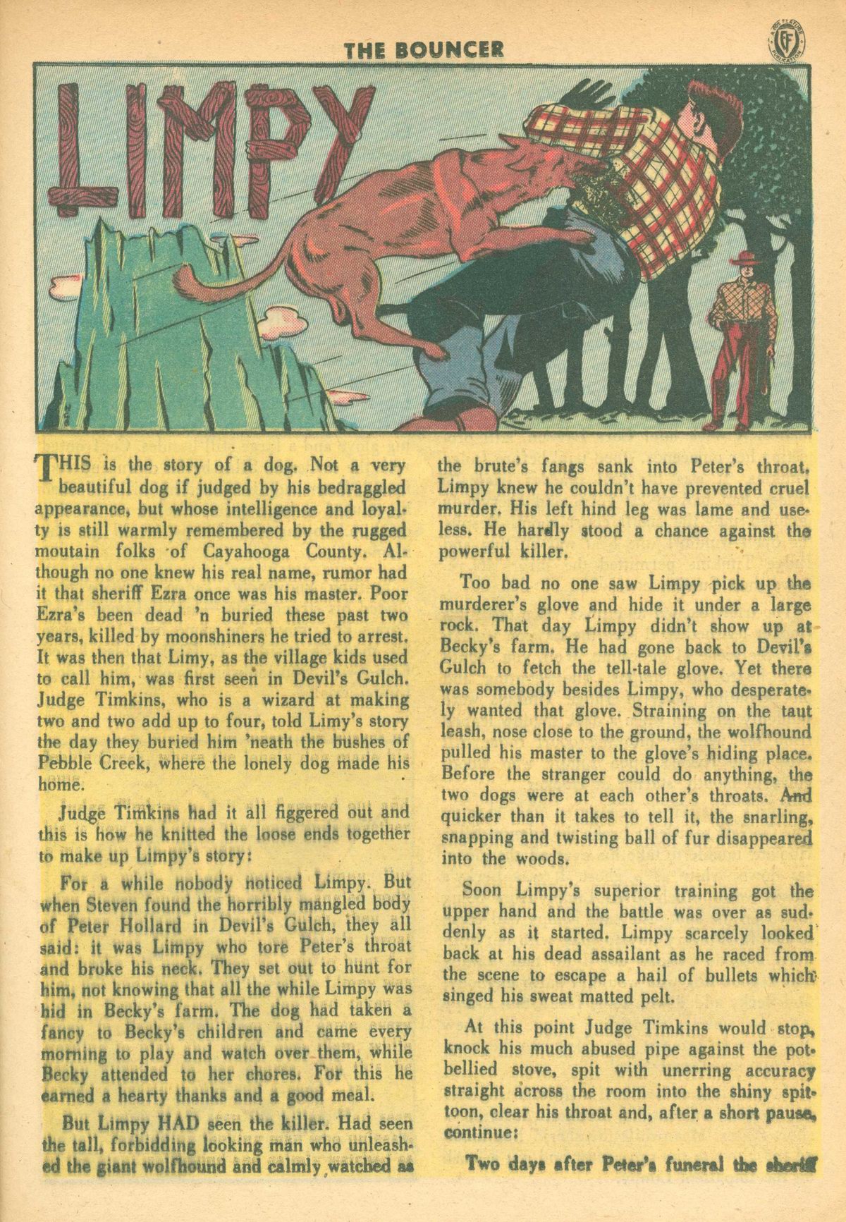 Read online The Bouncer (1944) comic -  Issue #11 - 25