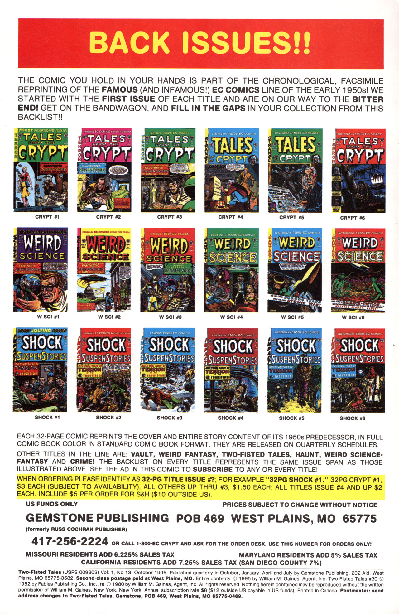 Read online Two-Fisted Tales comic -  Issue #30 - 2