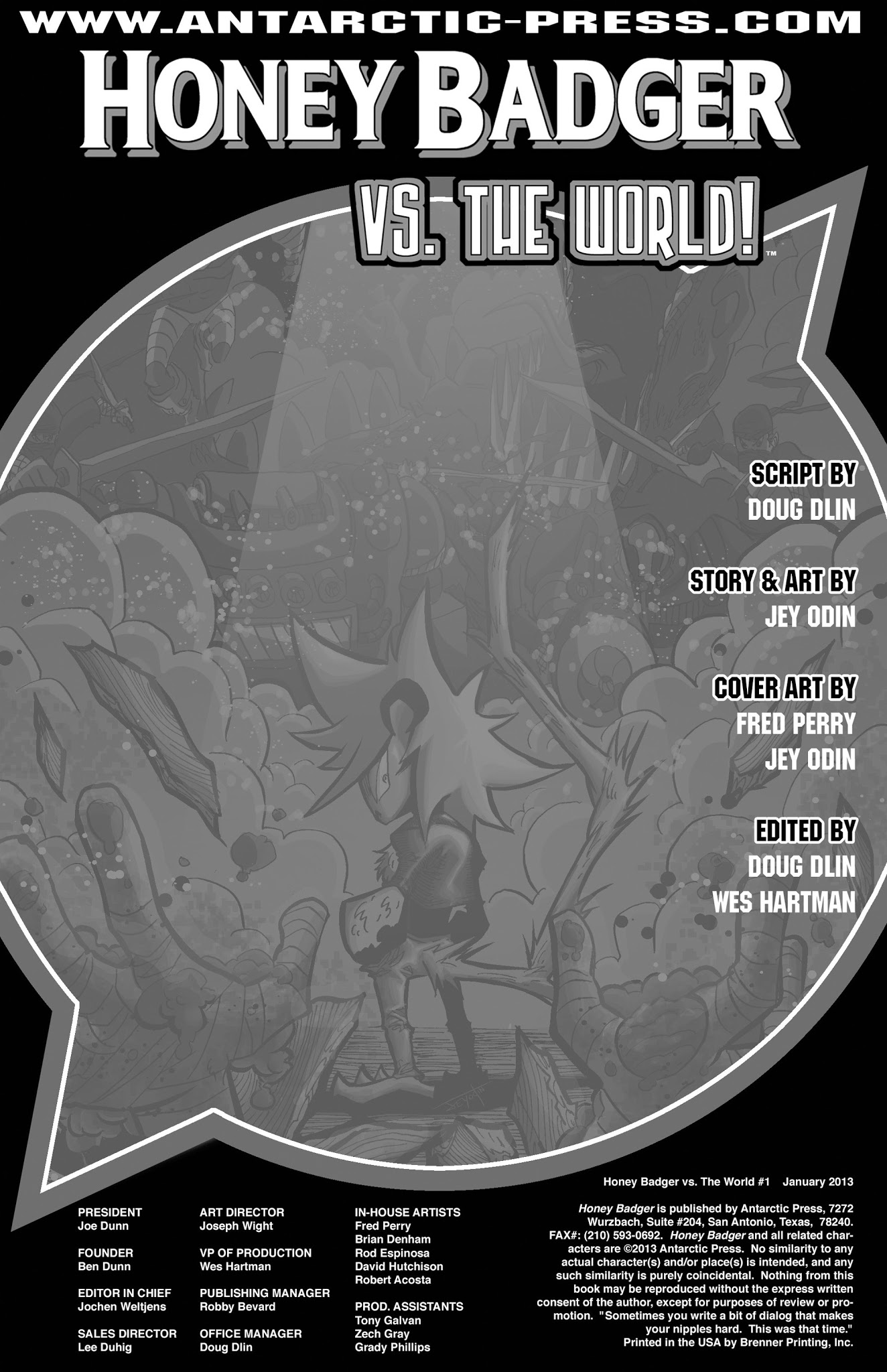 Read online Honey Badger vs. The World comic -  Issue # Full - 2