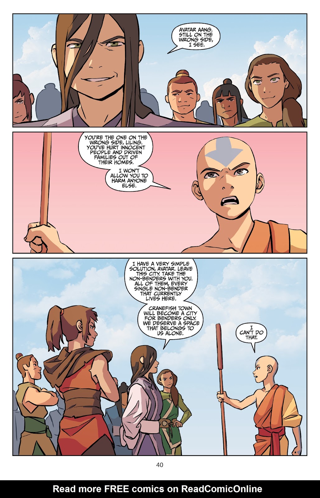 Read online Nickelodeon Avatar: The Last Airbender - Imbalance comic -  Issue # TPB 3 - 41