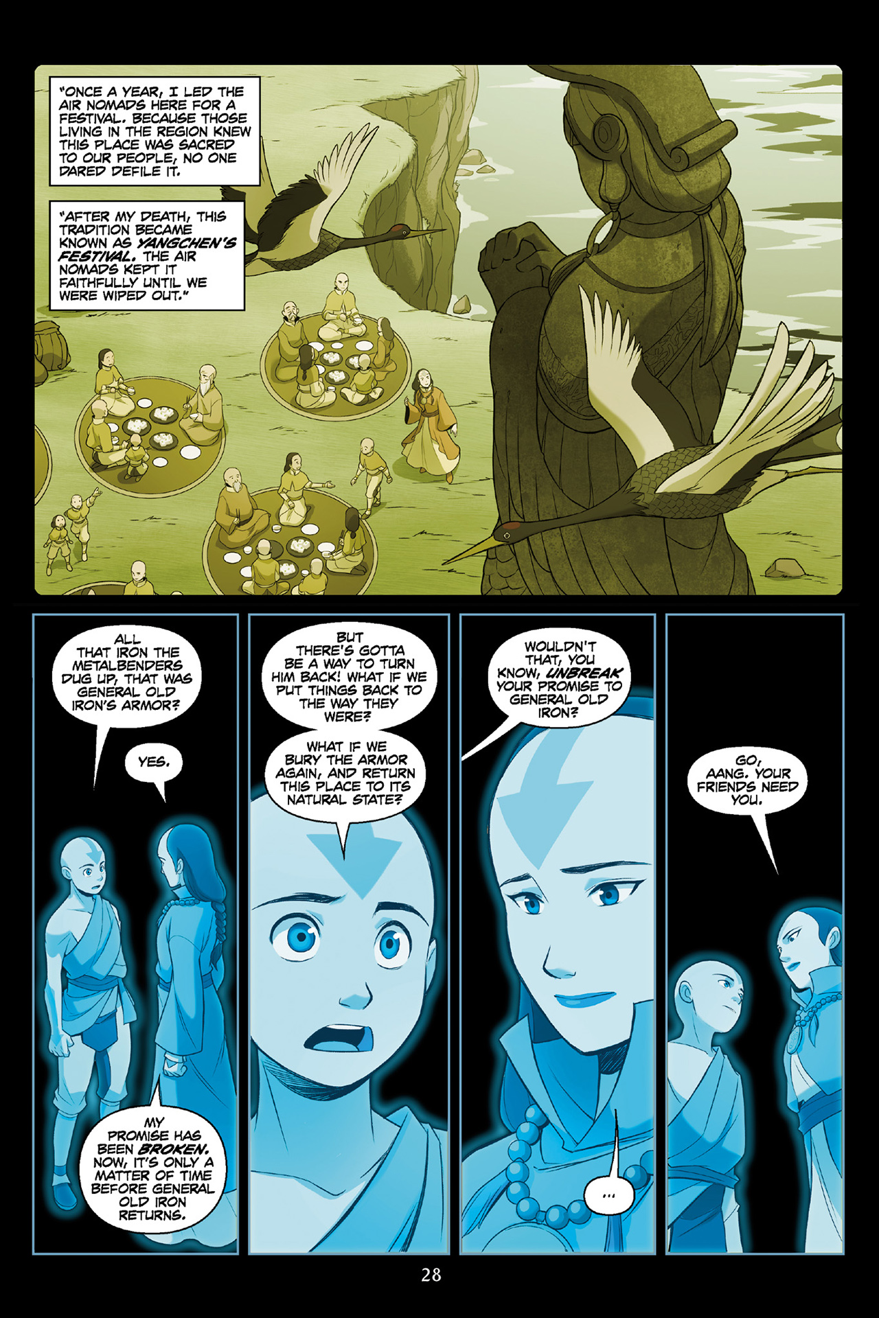 Read online Nickelodeon Avatar: The Last Airbender - The Rift comic -  Issue # Part 3 - 29