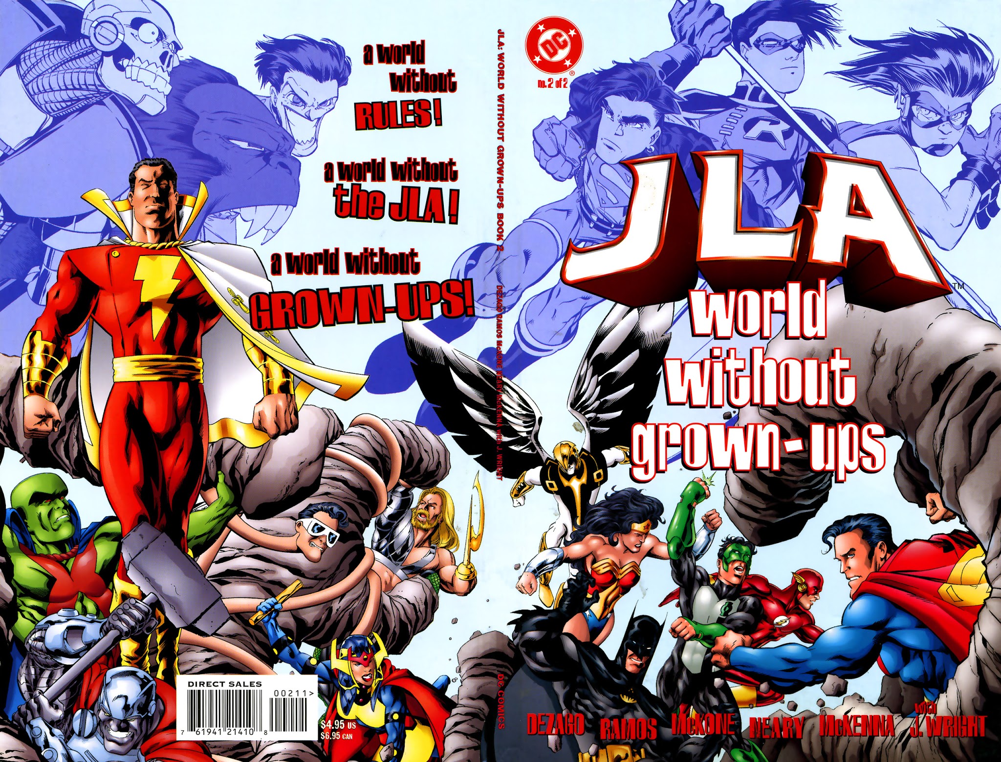 Read online JLA: World Without Grown-Ups comic -  Issue #2 - 1