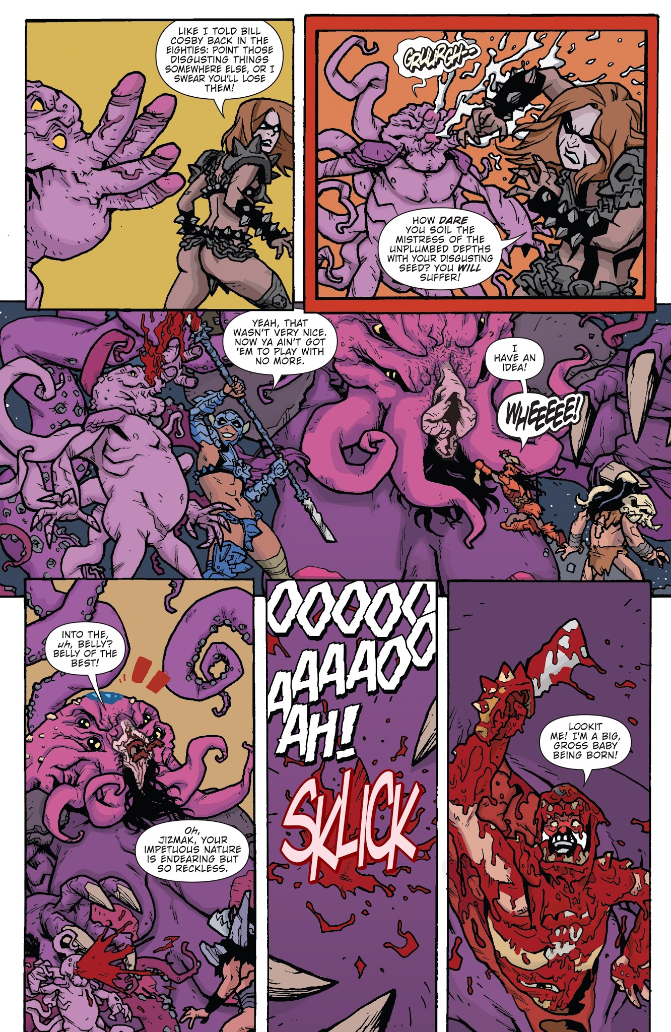 Read online Gwar: Orgasmageddon comic -  Issue #3 - 8