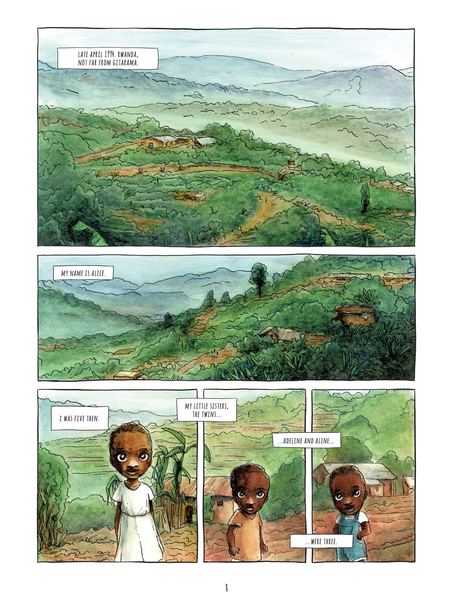 Read online Alice on the Run: One Child's Journey Through the Rwandan Civil War comic -  Issue # TPB - 7