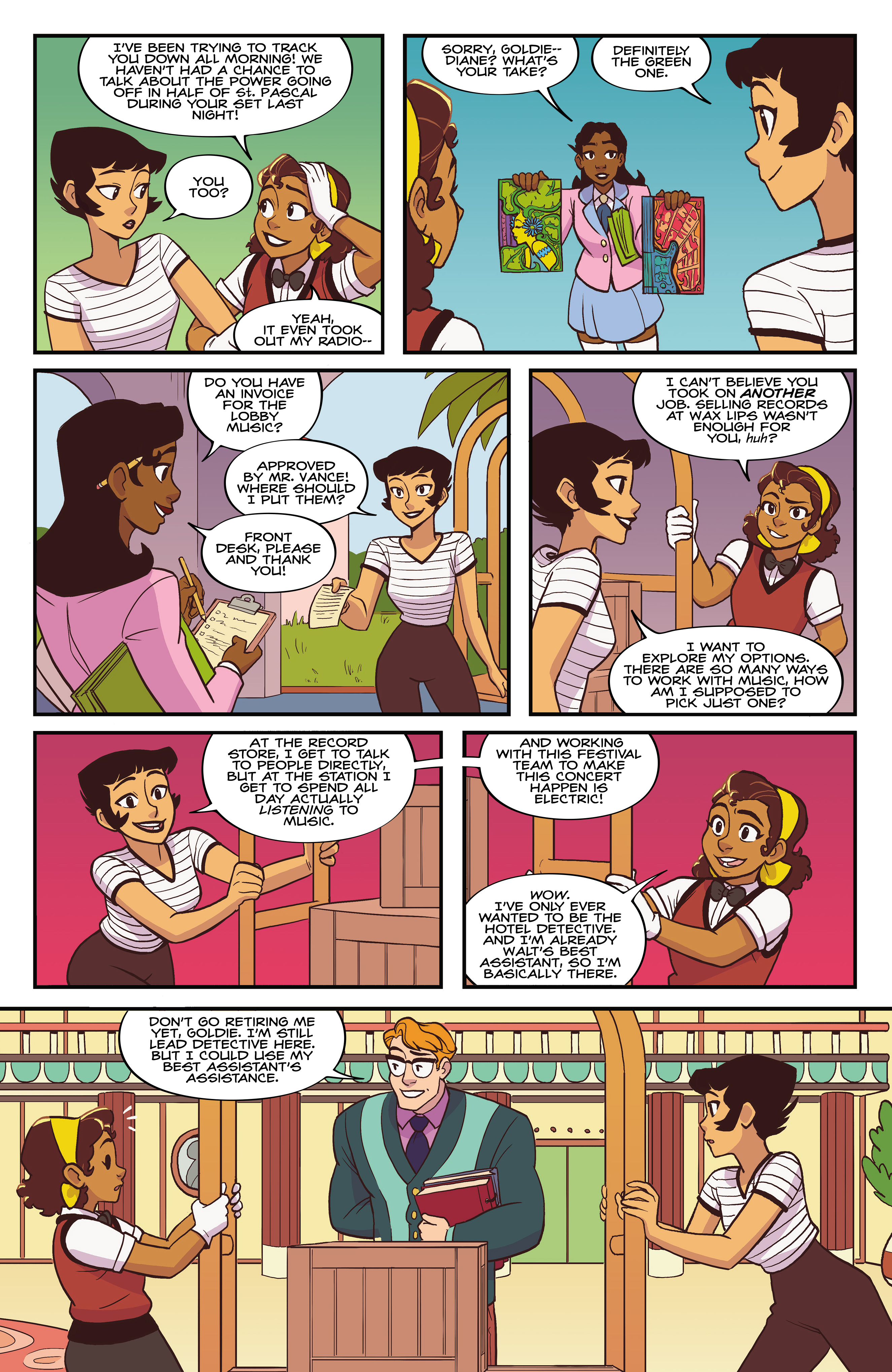 Read online Goldie Vance comic -  Issue # _TPB 4 - 10