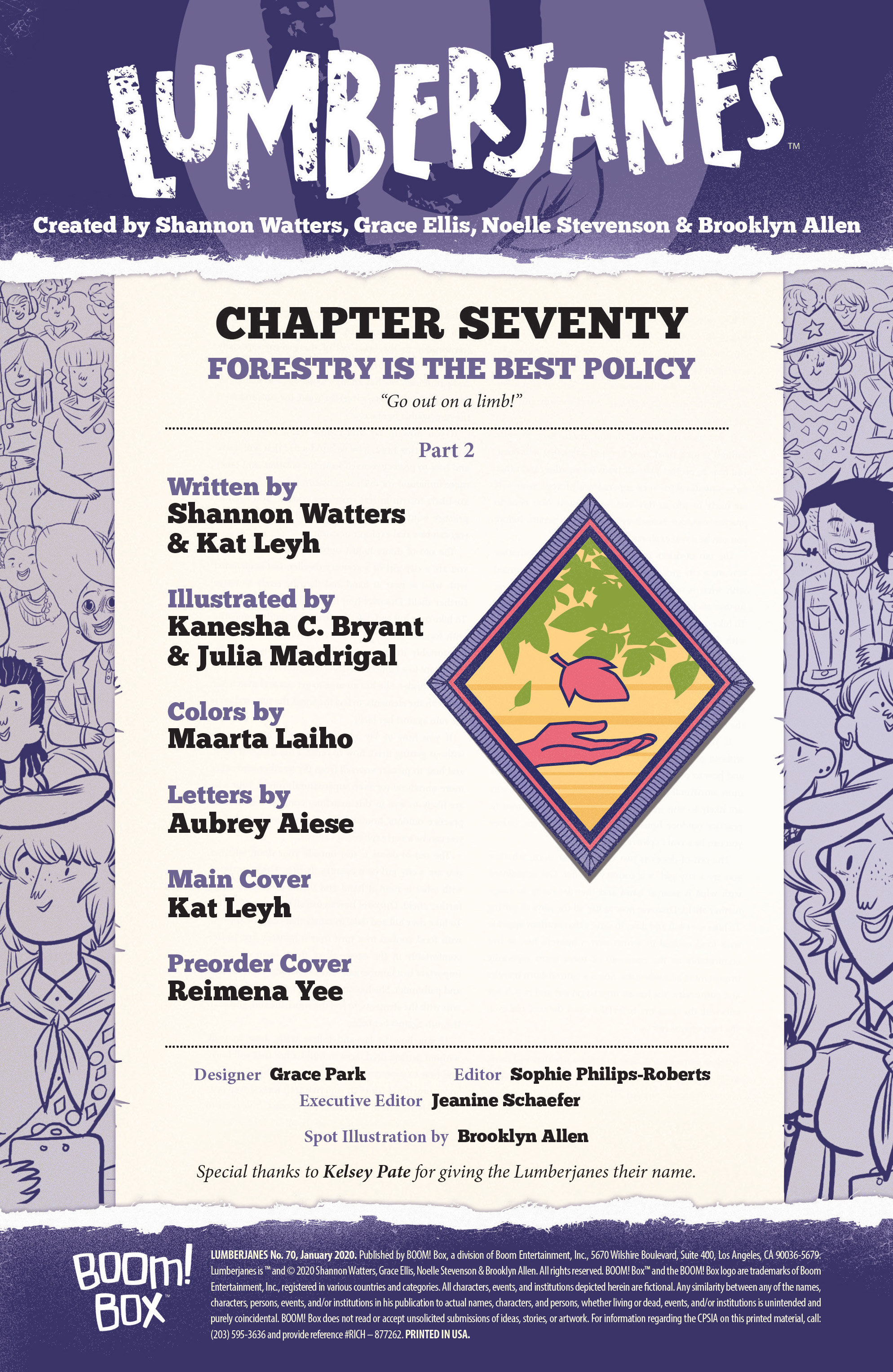 Read online Lumberjanes comic -  Issue #70 - 2